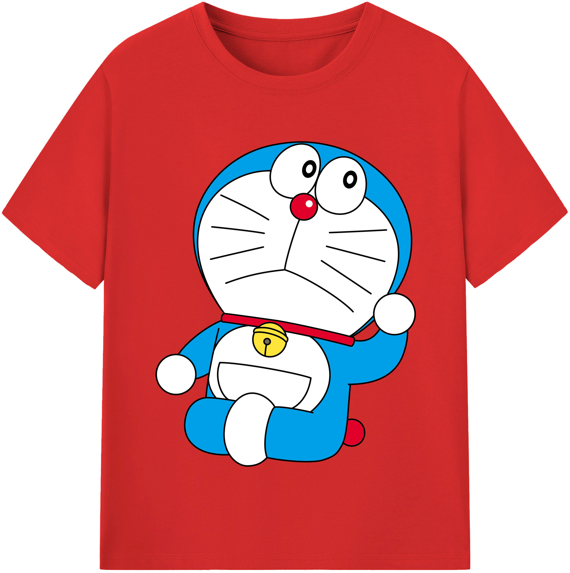 （画像用） ドラえもん Doraemon 綿100％半袖Tシャツ（フロントプリント）