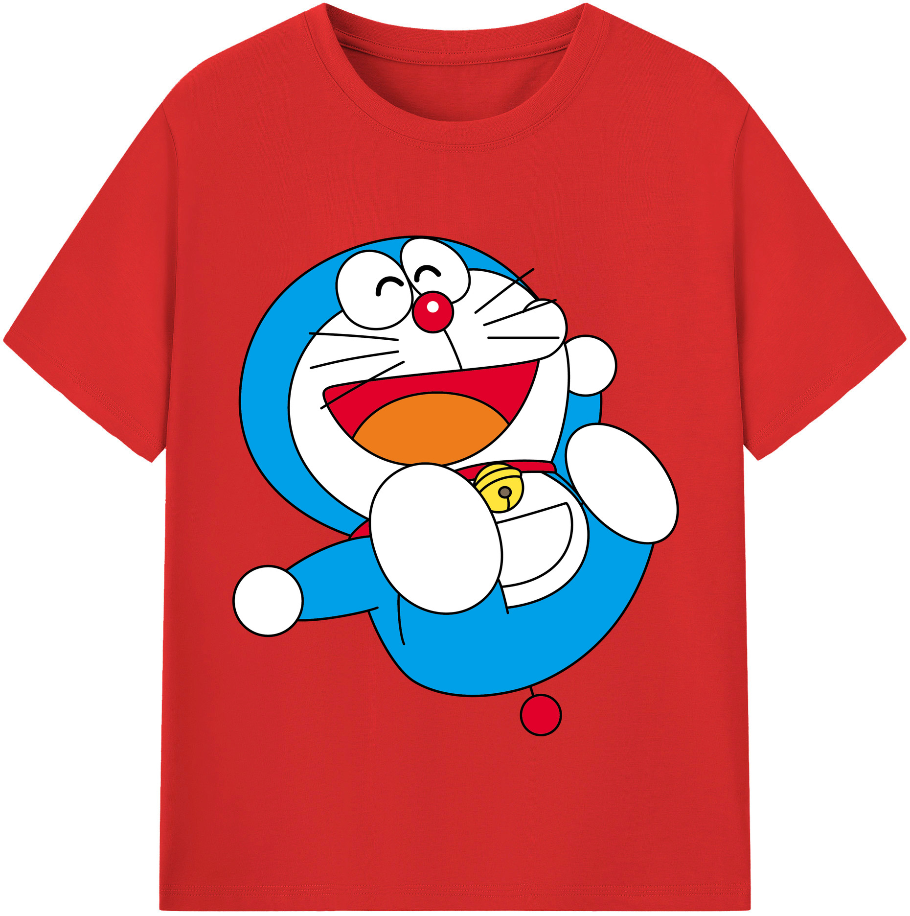 （画像用） ドラえもん Doraemon 綿100％半袖Tシャツ（フロントプリント）
