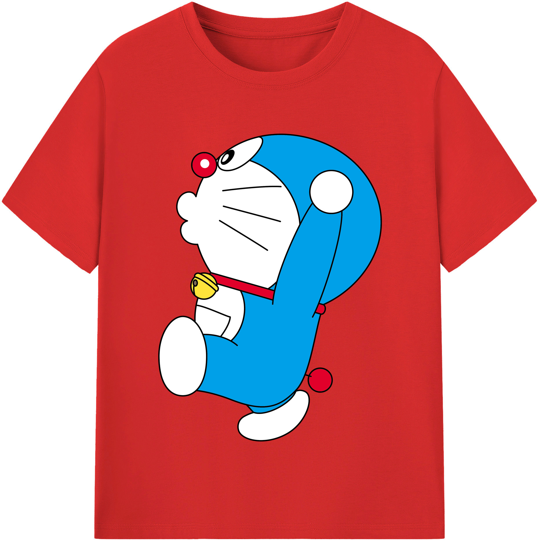 （画像用） ドラえもん Doraemon 綿100％半袖Tシャツ（フロントプリント）