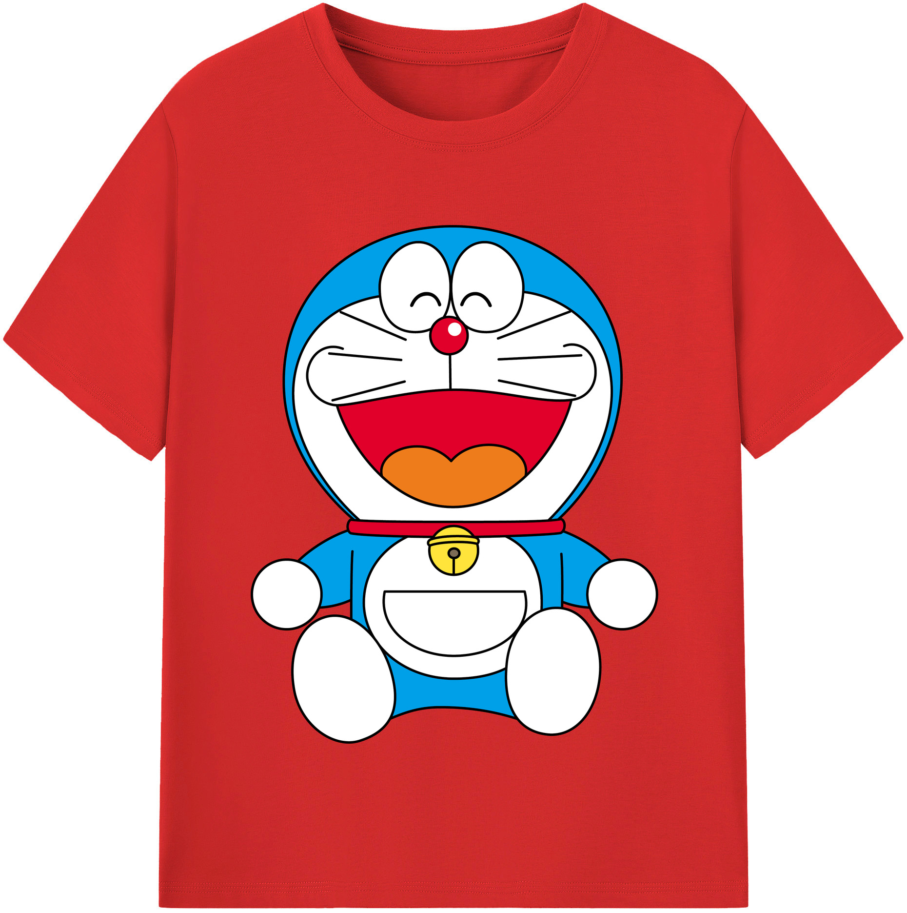 （画像用） ドラえもん Doraemon 綿100％半袖Tシャツ（フロントプリント）