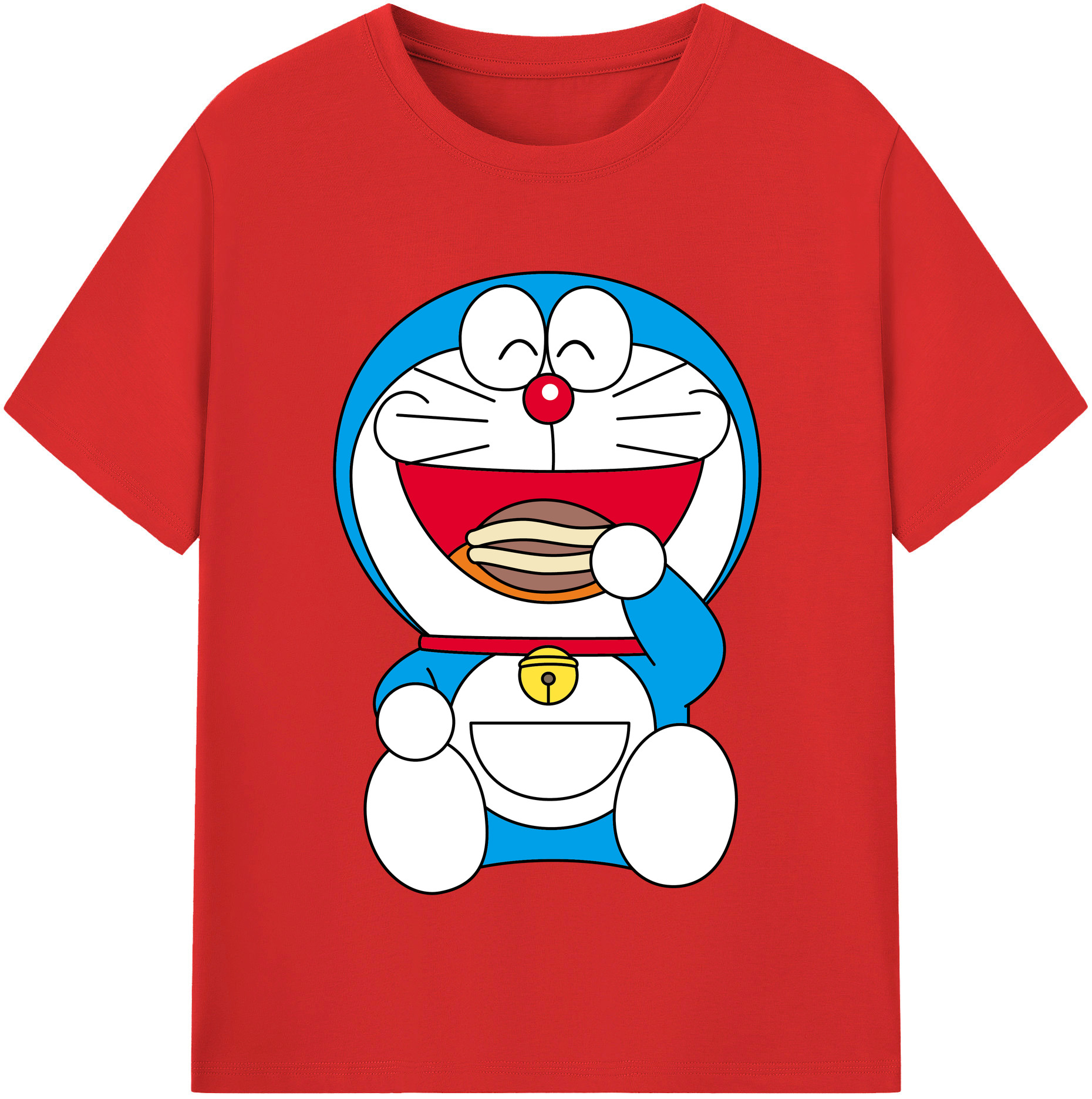 （画像用） ドラえもん Doraemon 綿100％半袖Tシャツ（フロントプリント）
