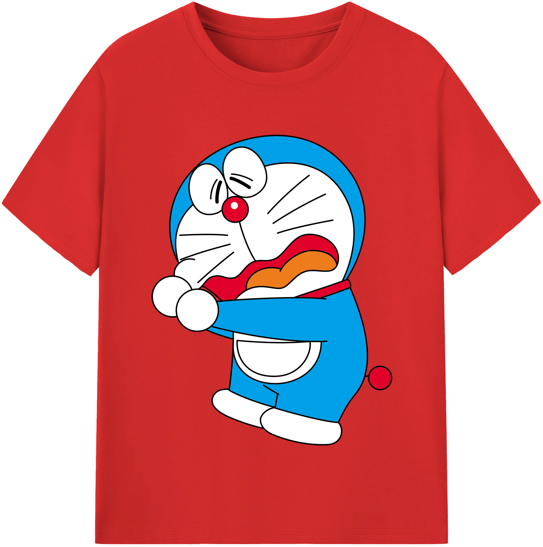 （画像用） ドラえもん Doraemon 綿100％半袖Tシャツ（フロントプリント）