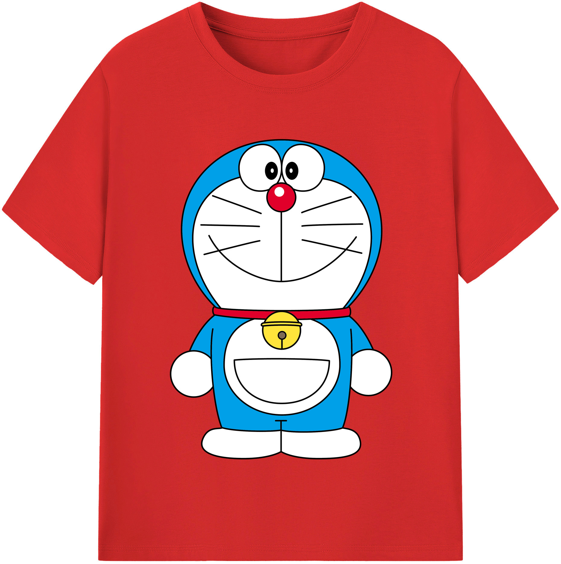 （画像用） ドラえもん Doraemon 綿100％半袖Tシャツ（フロントプリント）