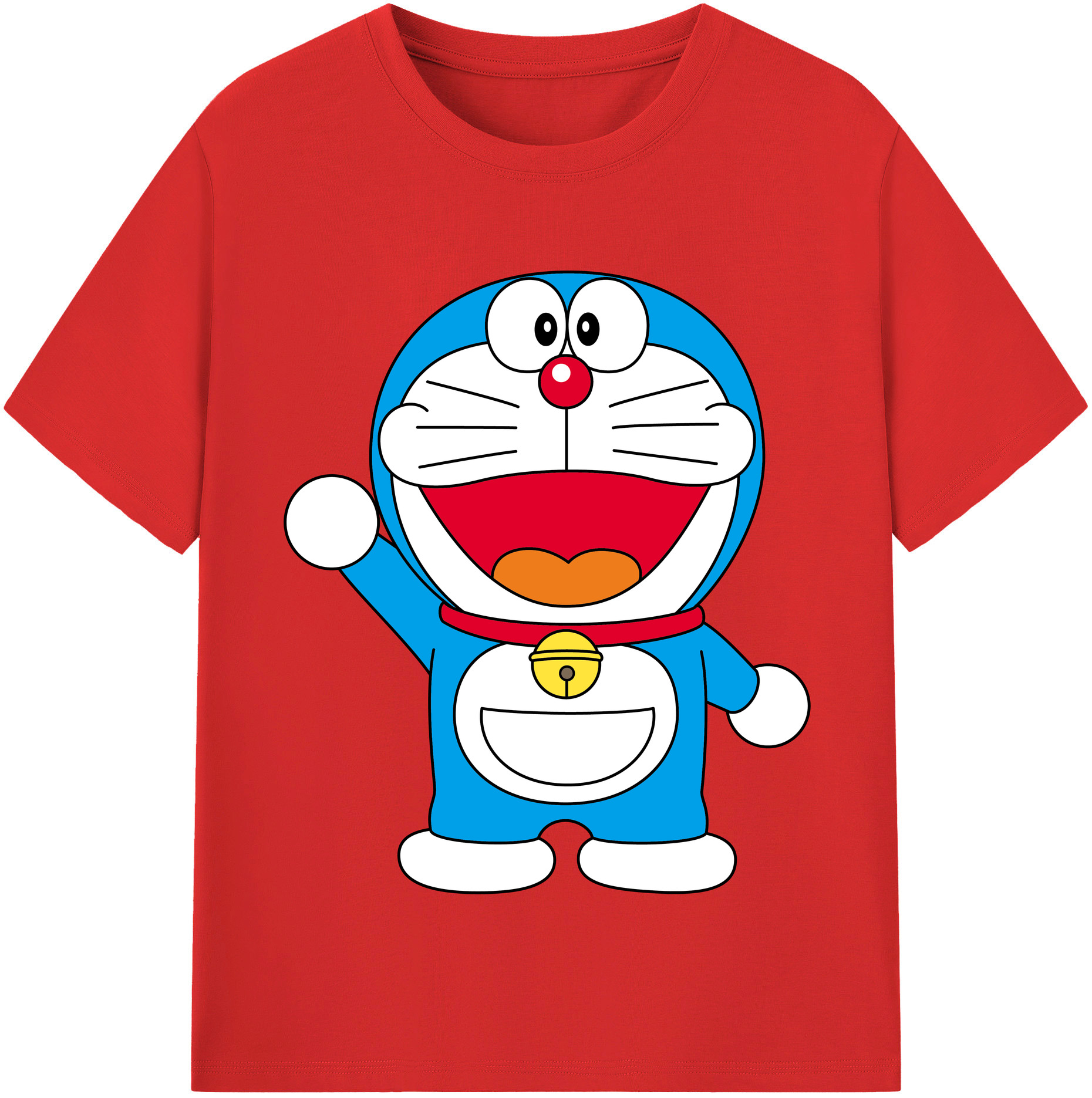 （画像用） ドラえもん Doraemon 綿100％半袖Tシャツ（フロントプリント）