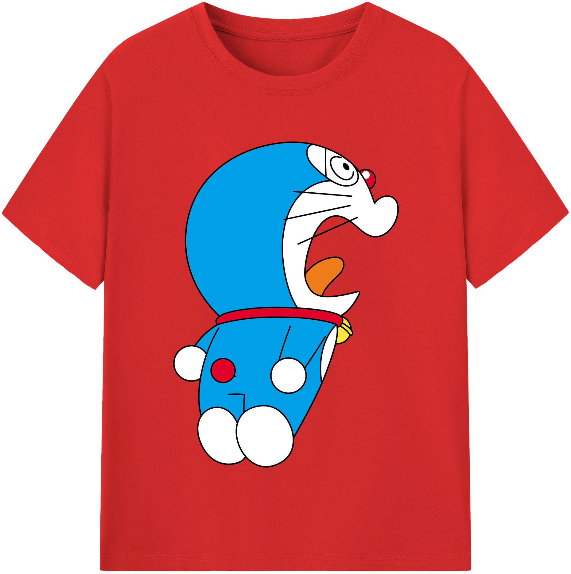 （画像用） ドラえもん Doraemon 綿100％半袖Tシャツ（フロントプリント）