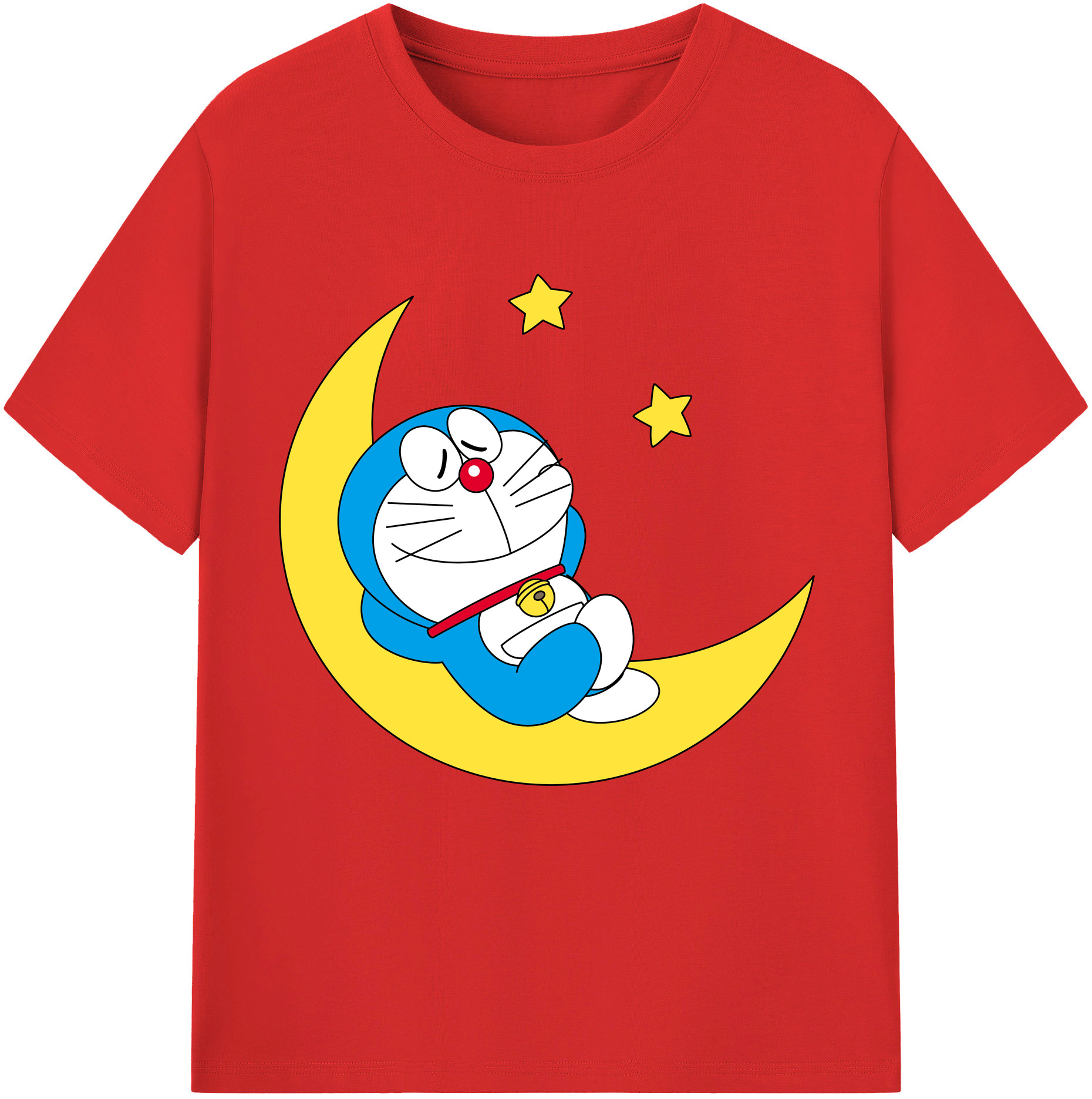 （画像用） ドラえもん Doraemon 綿100％半袖Tシャツ（フロントプリント）