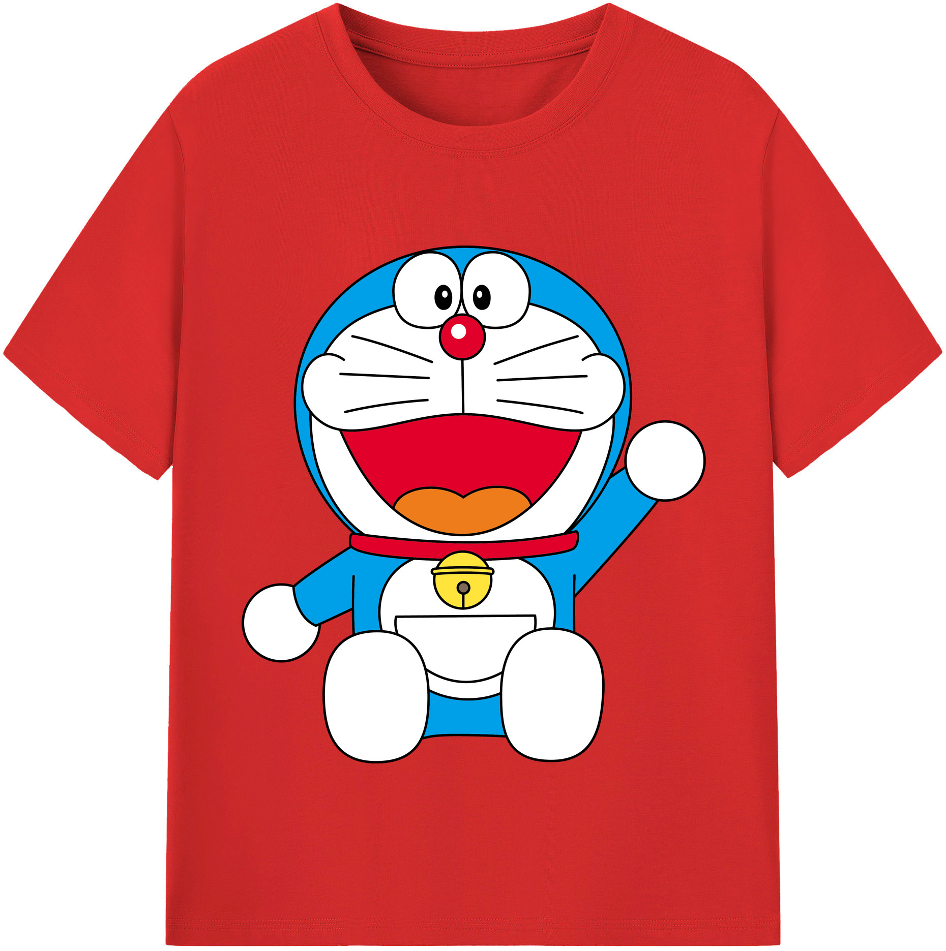 （画像用） ドラえもん Doraemon 綿100％半袖Tシャツ（フロントプリント）