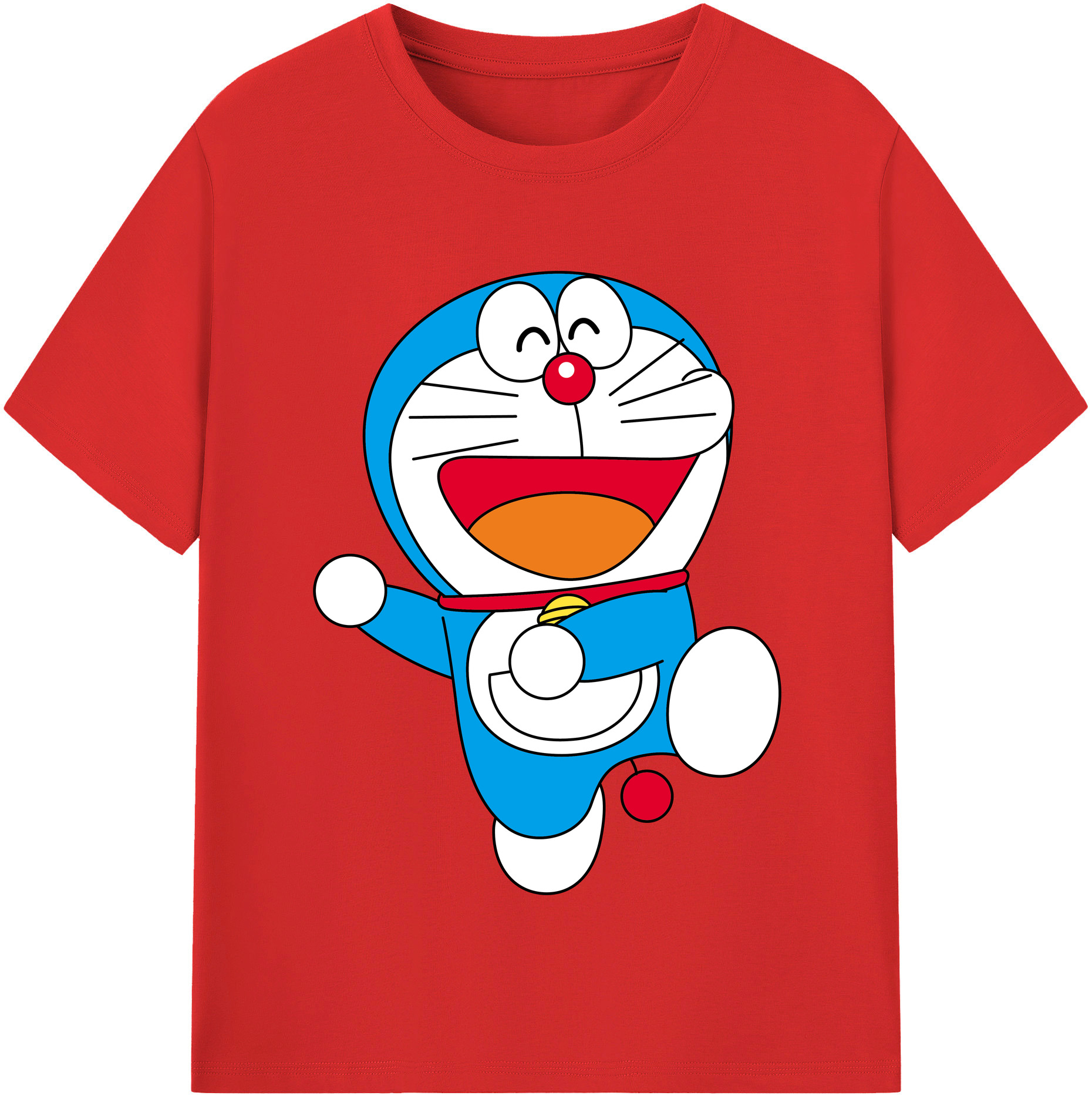 （画像用） ドラえもん Doraemon 綿100％半袖Tシャツ（フロントプリント）
