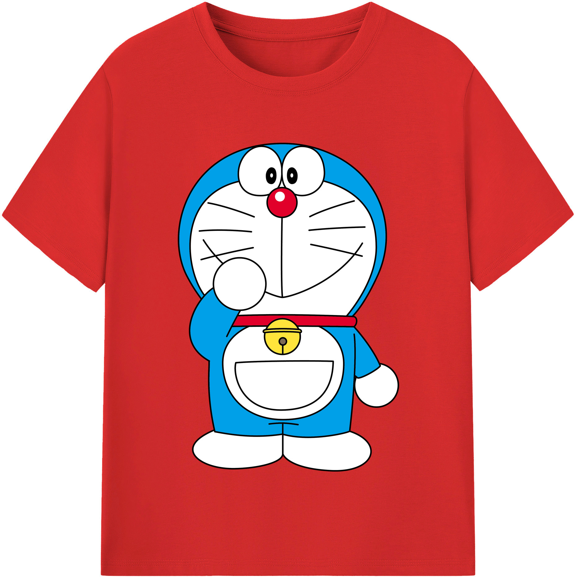 （画像用） ドラえもん Doraemon 綿100％半袖Tシャツ（フロントプリント）