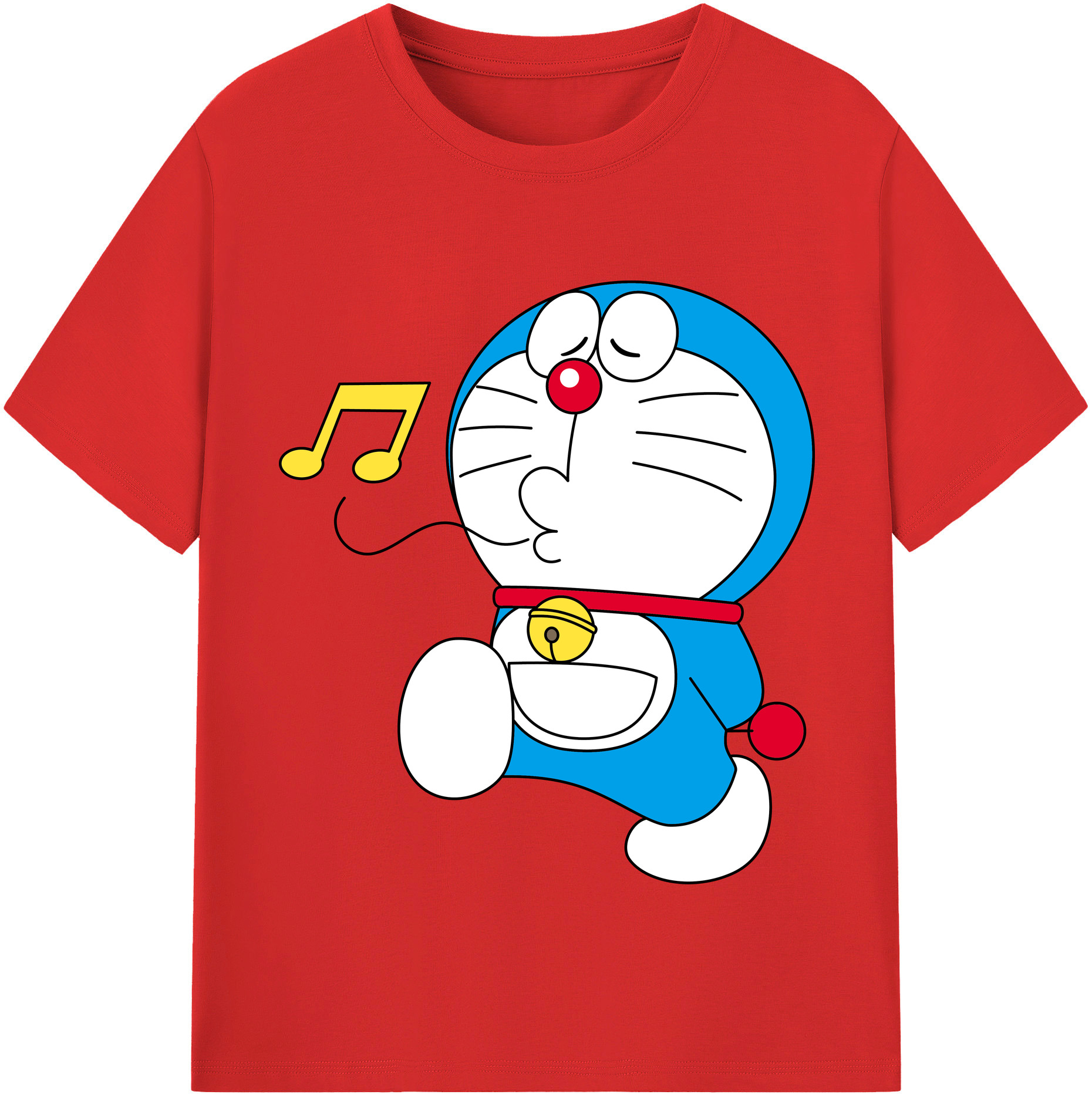 （画像用） ドラえもん Doraemon 綿100％半袖Tシャツ（フロントプリント）