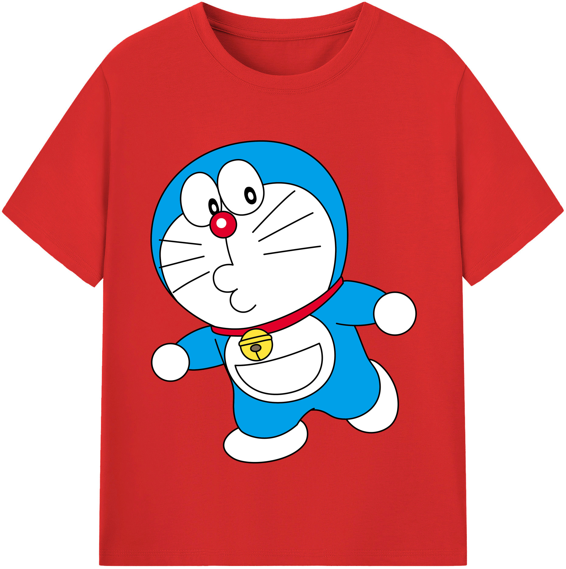 （画像用） ドラえもん Doraemon 綿100％半袖Tシャツ（フロントプリント）