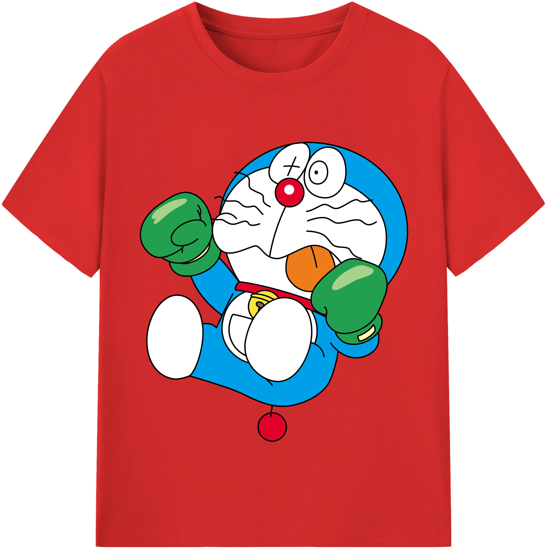 （画像用） ドラえもん Doraemon 綿100％半袖Tシャツ（フロントプリント）