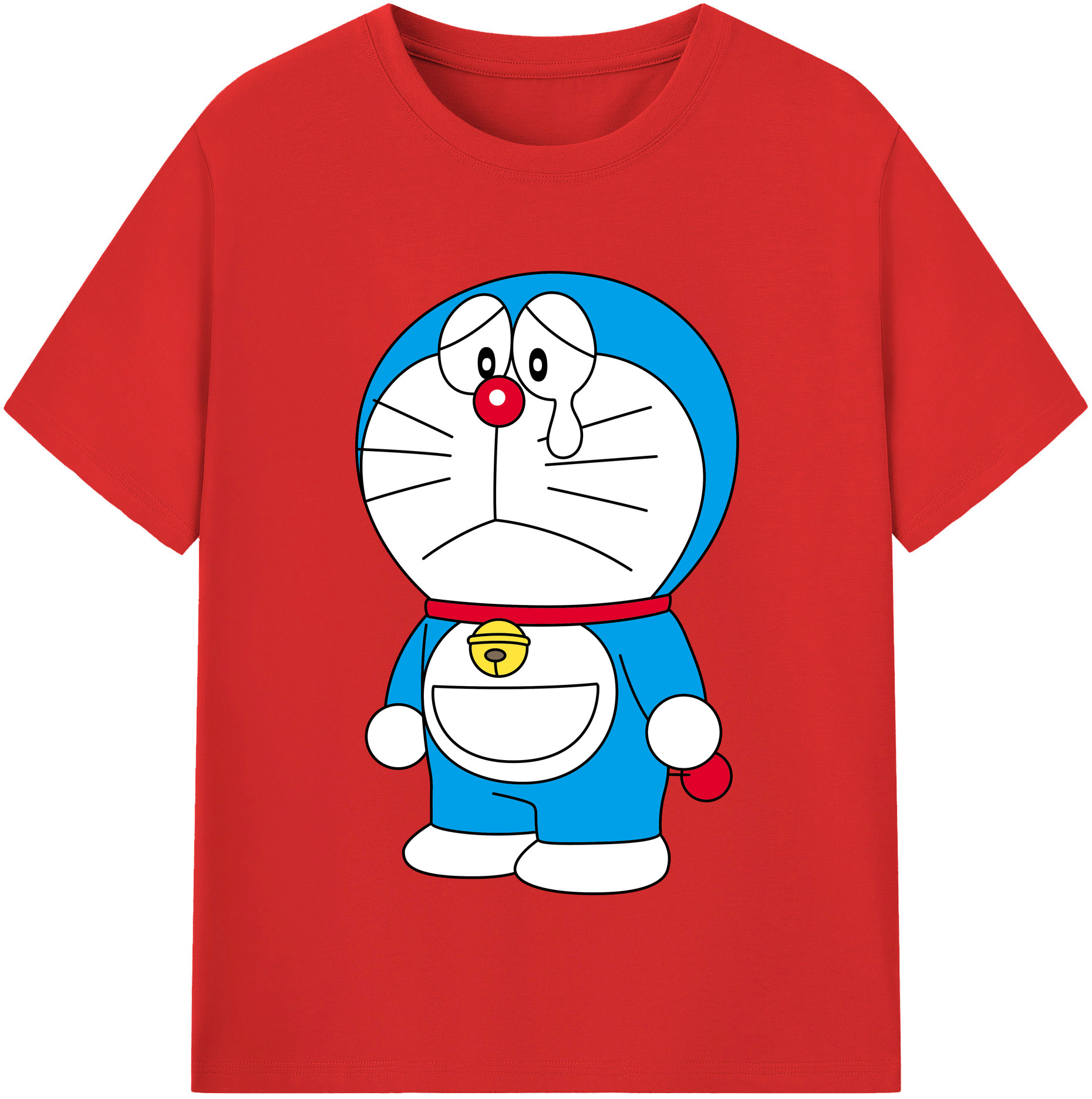 （画像用） ドラえもん Doraemon 綿100％半袖Tシャツ（フロントプリント）
