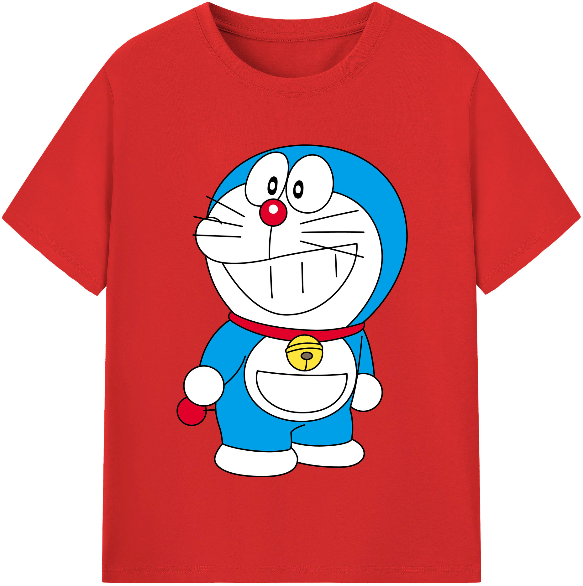 （画像用） ドラえもん Doraemon 綿100％半袖Tシャツ（フロントプリント）