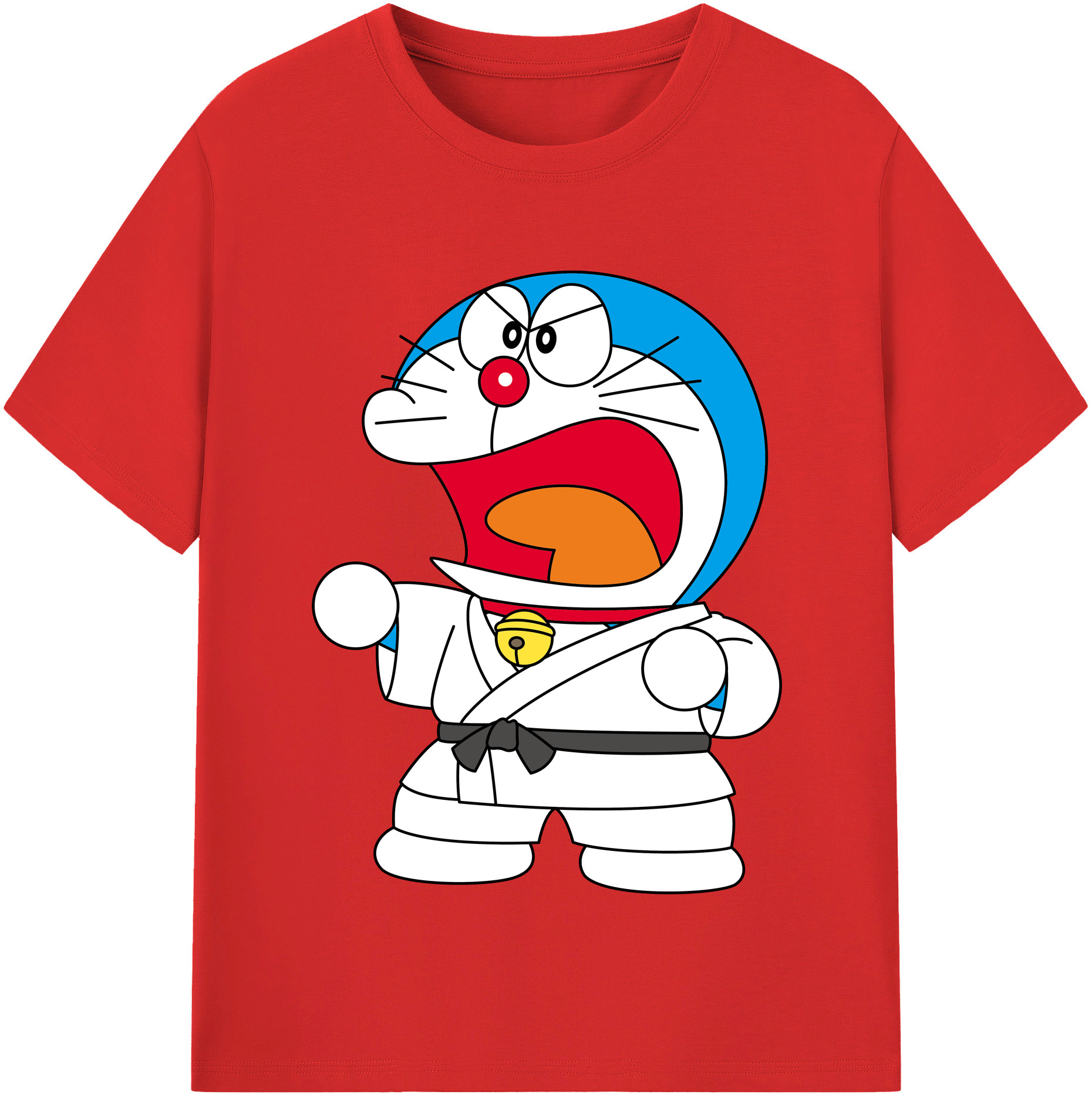 （画像用） ドラえもん Doraemon 綿100％半袖Tシャツ（フロントプリント）