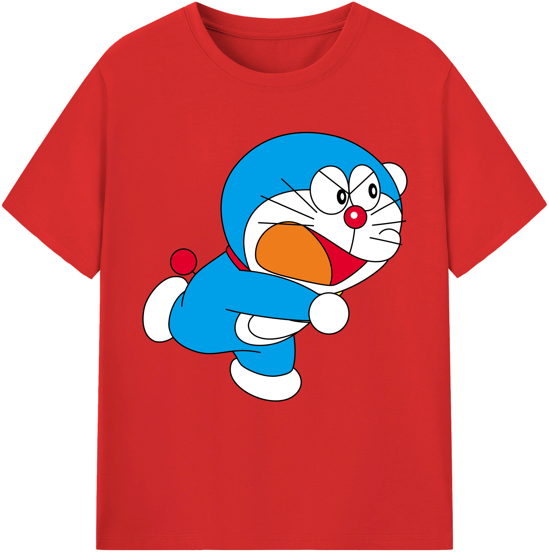 （画像用） ドラえもん Doraemon 綿100％半袖Tシャツ（フロントプリント）