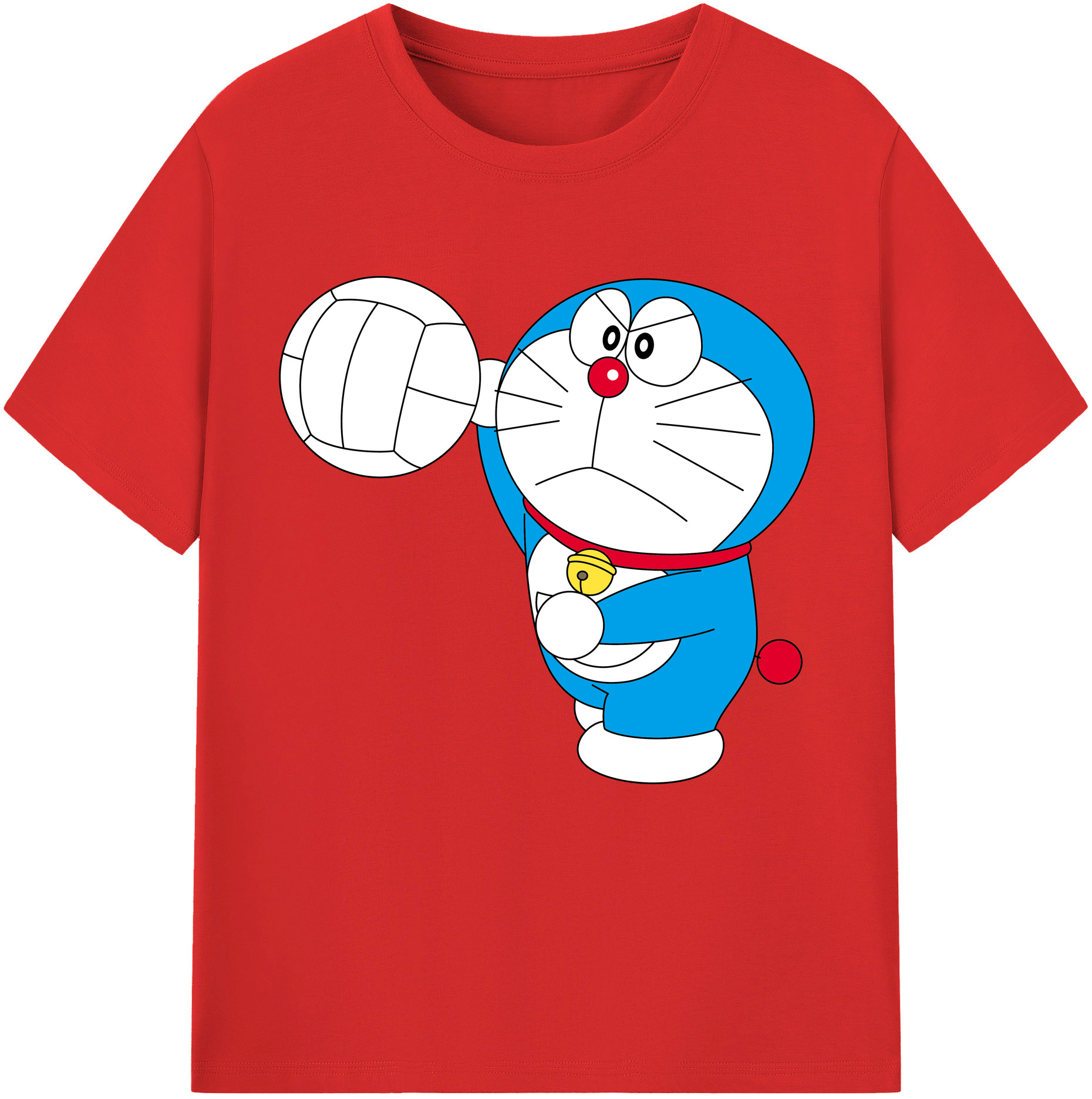 （画像用） ドラえもん Doraemon 綿100％半袖Tシャツ（フロントプリント）