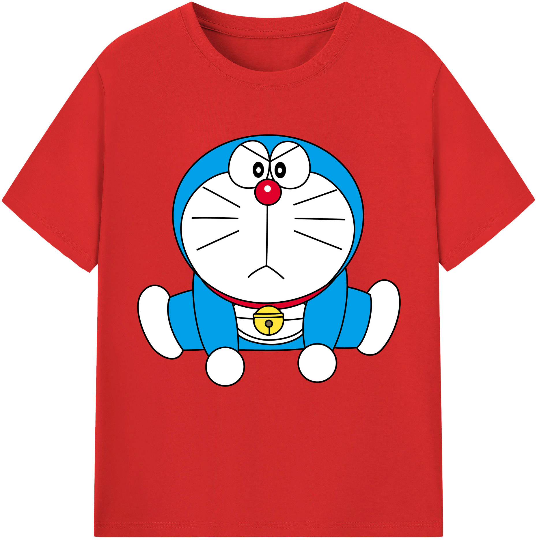 （画像用） ドラえもん Doraemon 綿100％半袖Tシャツ（フロントプリント）