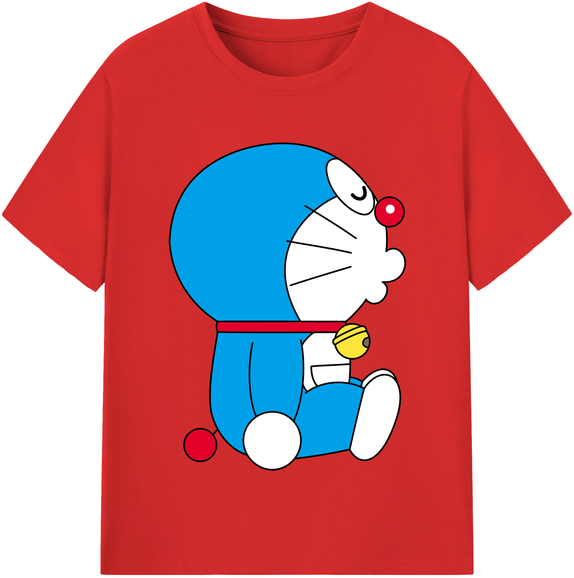 （画像用） ドラえもん Doraemon 綿100％半袖Tシャツ（フロントプリント）