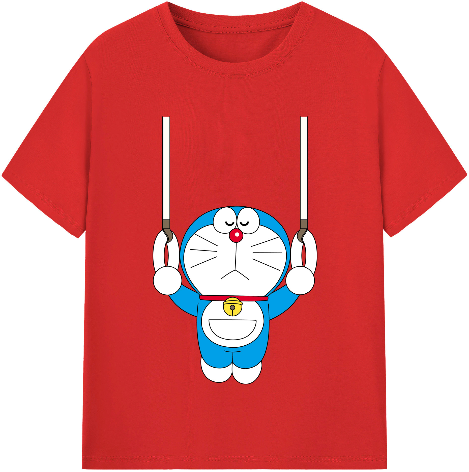 （画像用） ドラえもん Doraemon 綿100％半袖Tシャツ（フロントプリント）