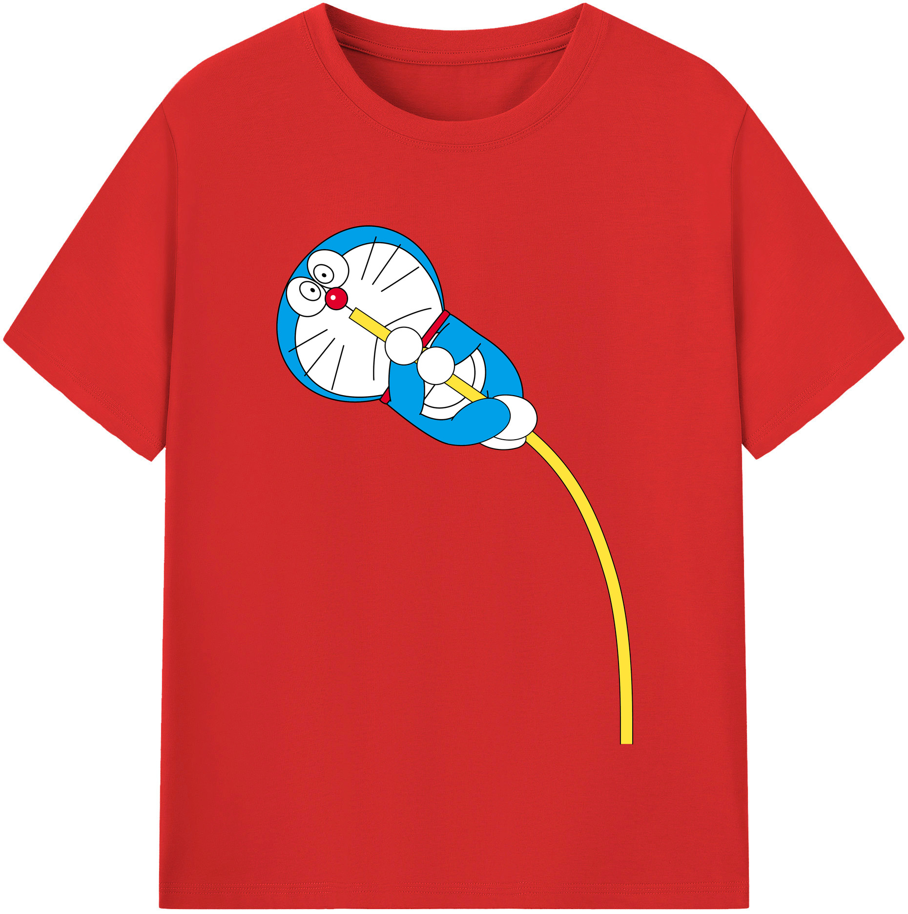（画像用） ドラえもん Doraemon 綿100％半袖Tシャツ（フロントプリント）