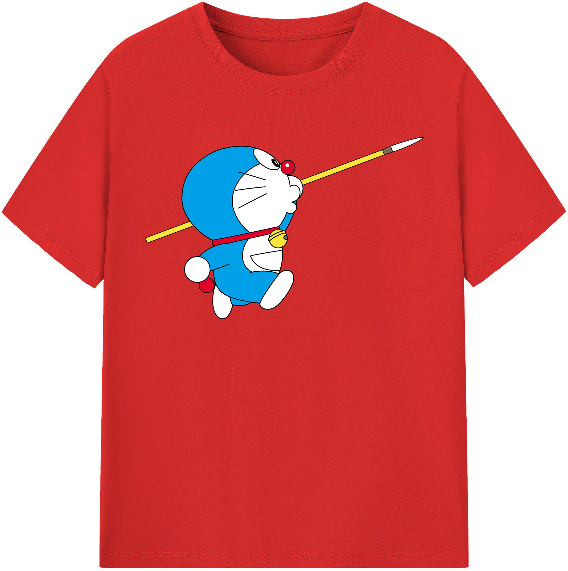 （画像用） ドラえもん Doraemon 綿100％半袖Tシャツ（フロントプリント）