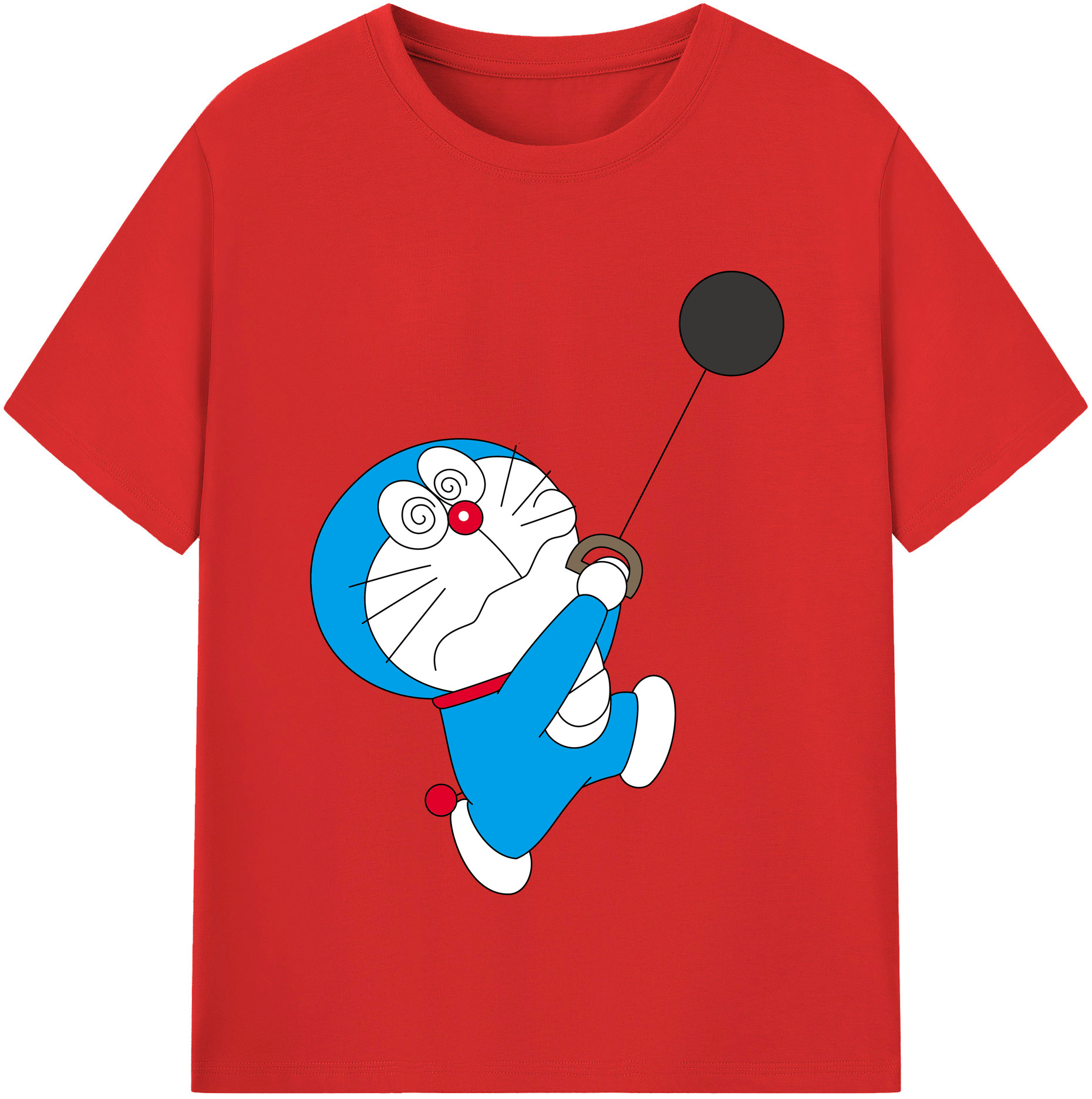 （画像用） ドラえもん Doraemon 綿100％半袖Tシャツ（フロントプリント）
