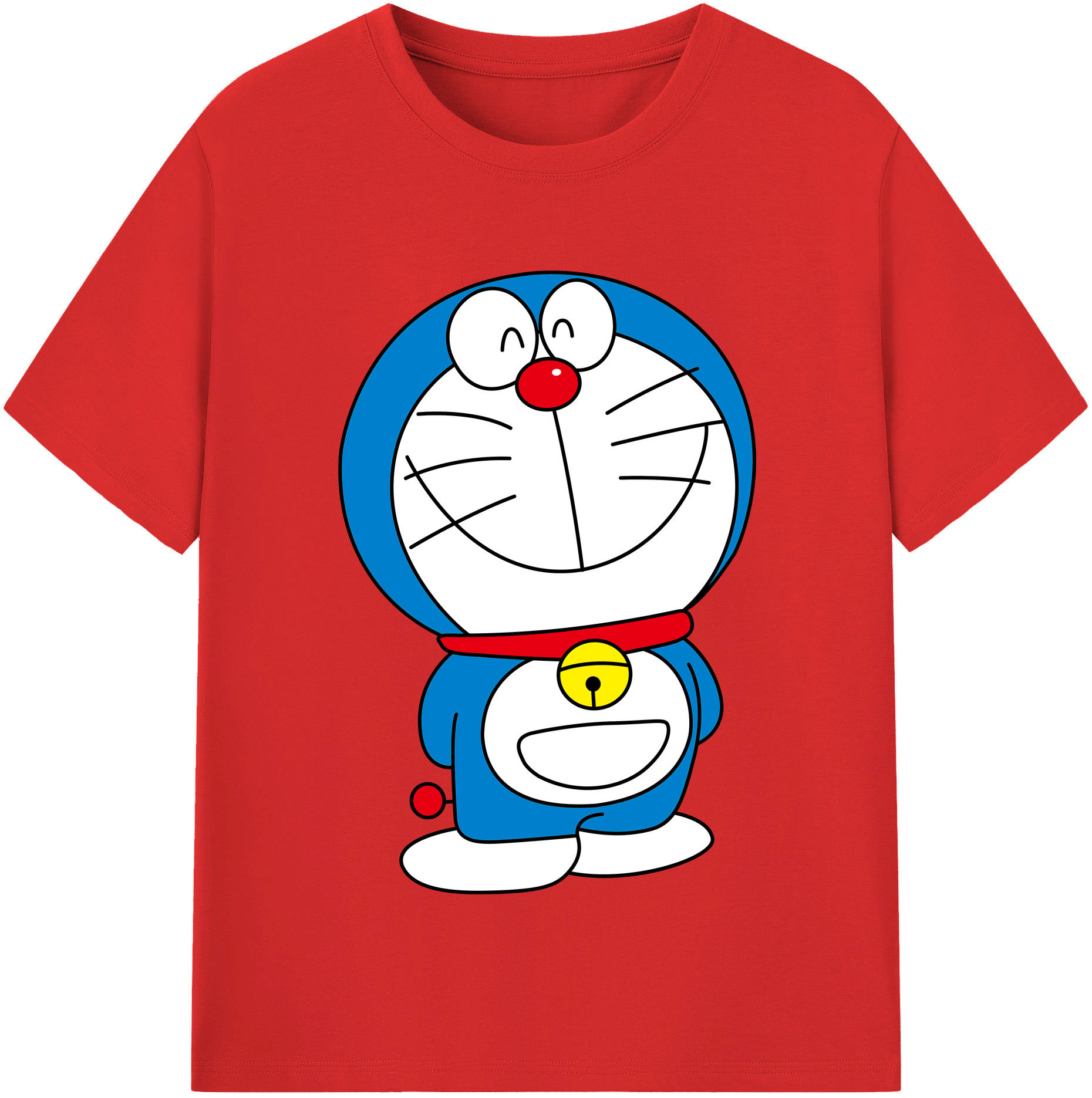 （画像用） ドラえもん Doraemon 綿100％半袖Tシャツ（フロントプリント）