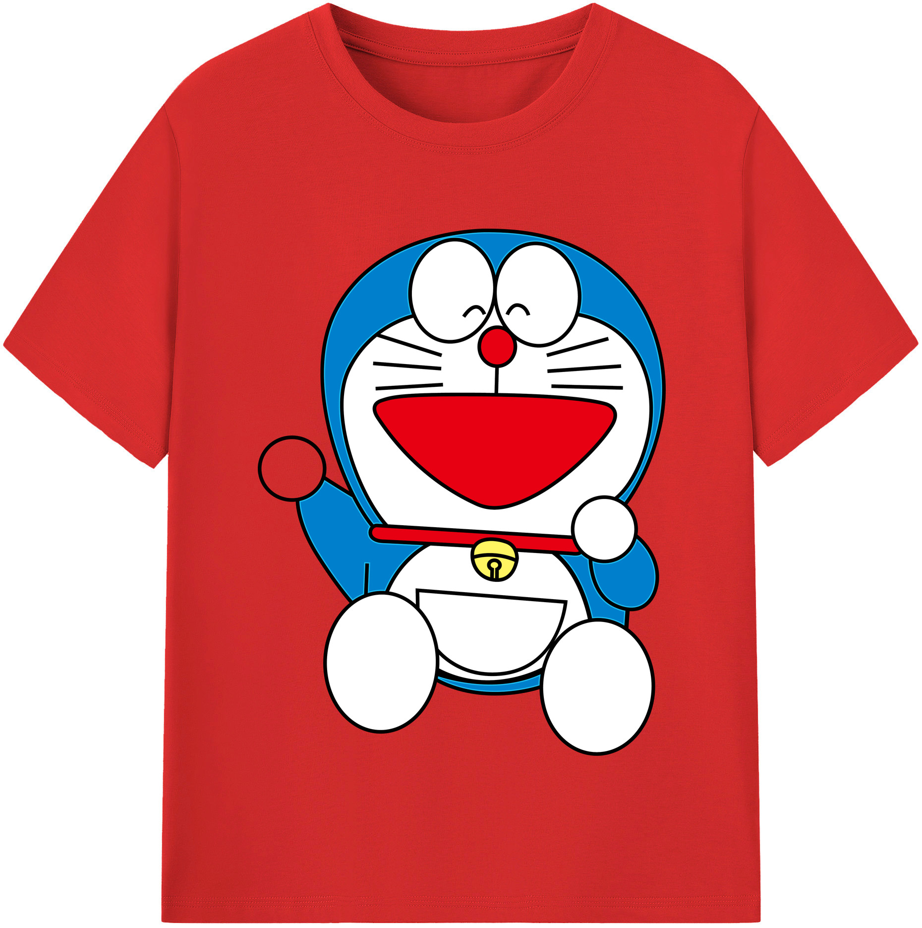 （画像用） ドラえもん Doraemon 綿100％半袖Tシャツ（フロントプリント）