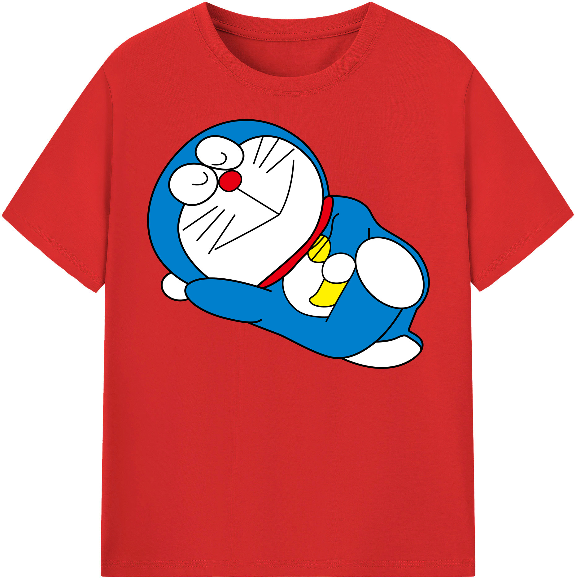 （画像用） ドラえもん Doraemon 綿100％半袖Tシャツ（フロントプリント）