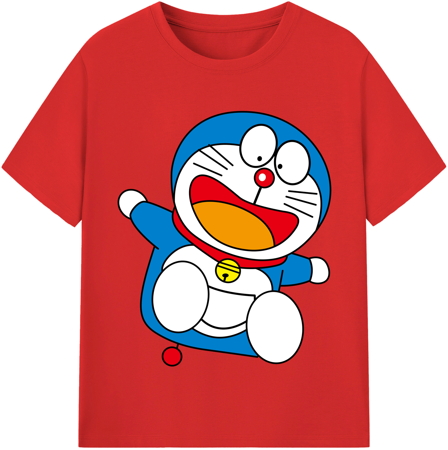（画像用） ドラえもん Doraemon 綿100％半袖Tシャツ（フロントプリント）