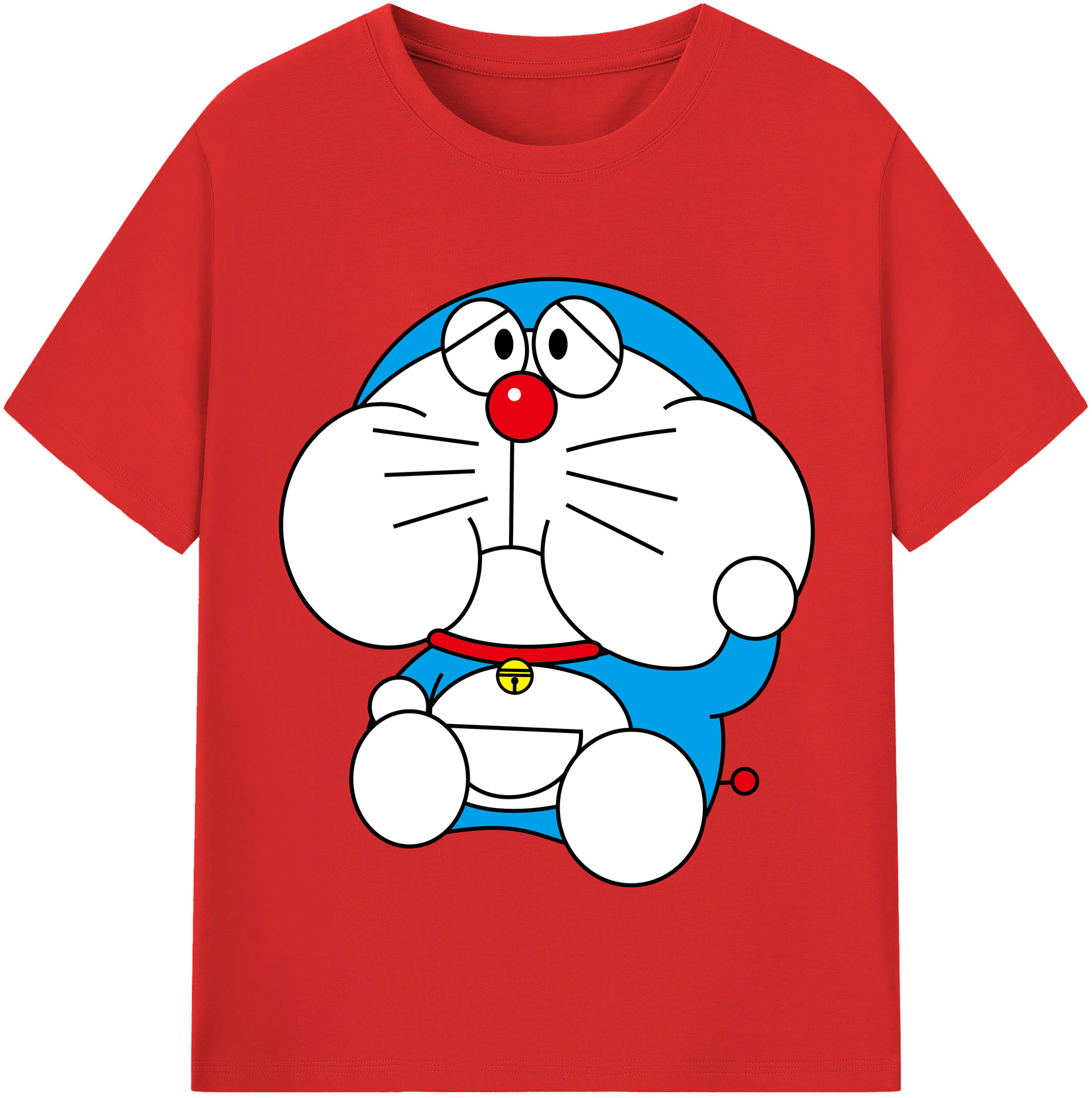 （画像用） ドラえもん Doraemon 綿100％半袖Tシャツ（フロントプリント）