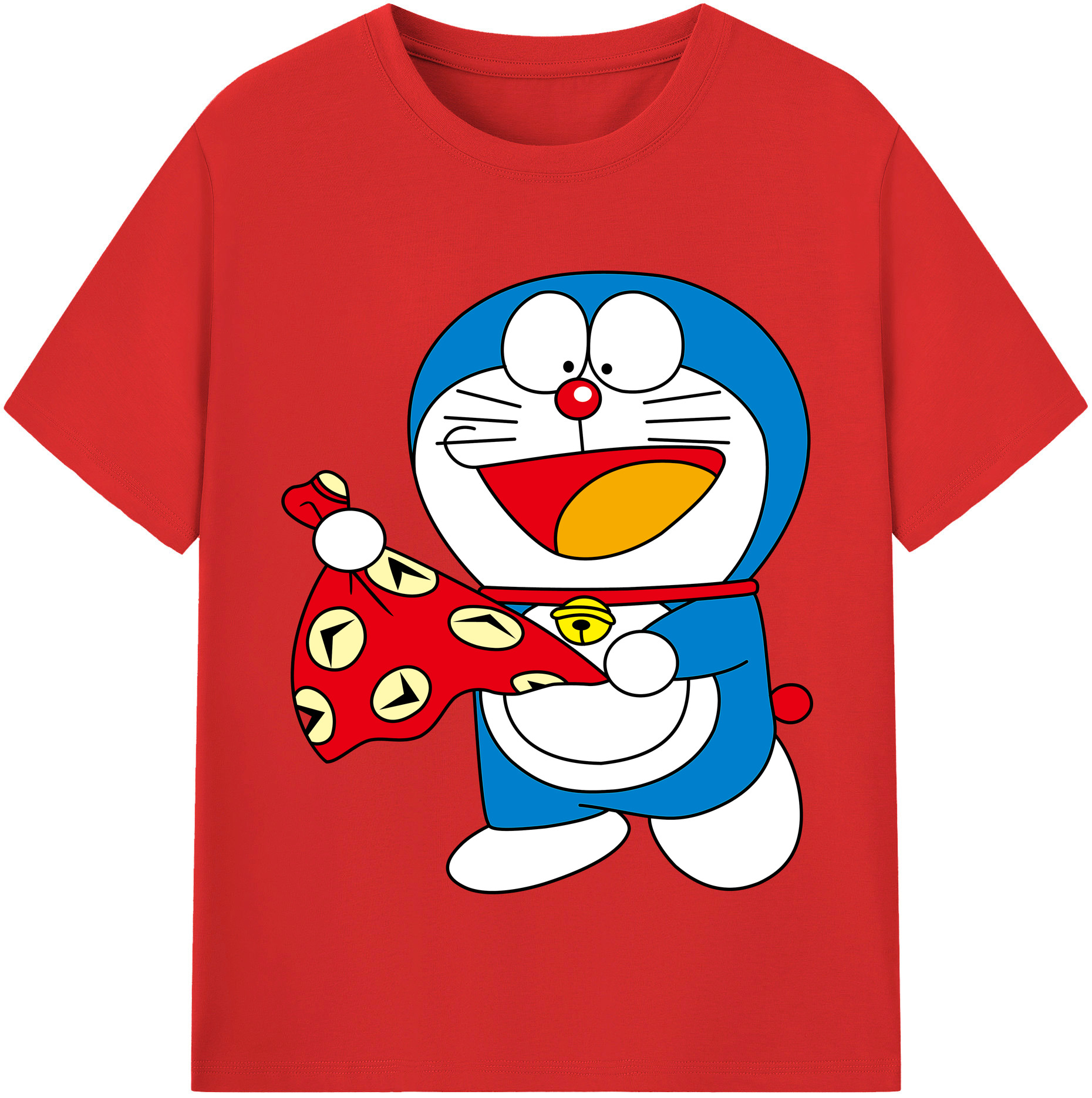 （画像用） ドラえもん Doraemon 綿100％半袖Tシャツ（フロントプリント）