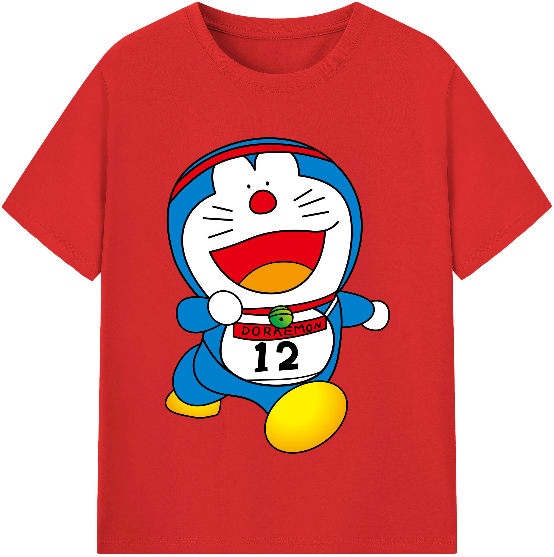 （画像用） ドラえもん Doraemon 綿100％半袖Tシャツ（フロントプリント）