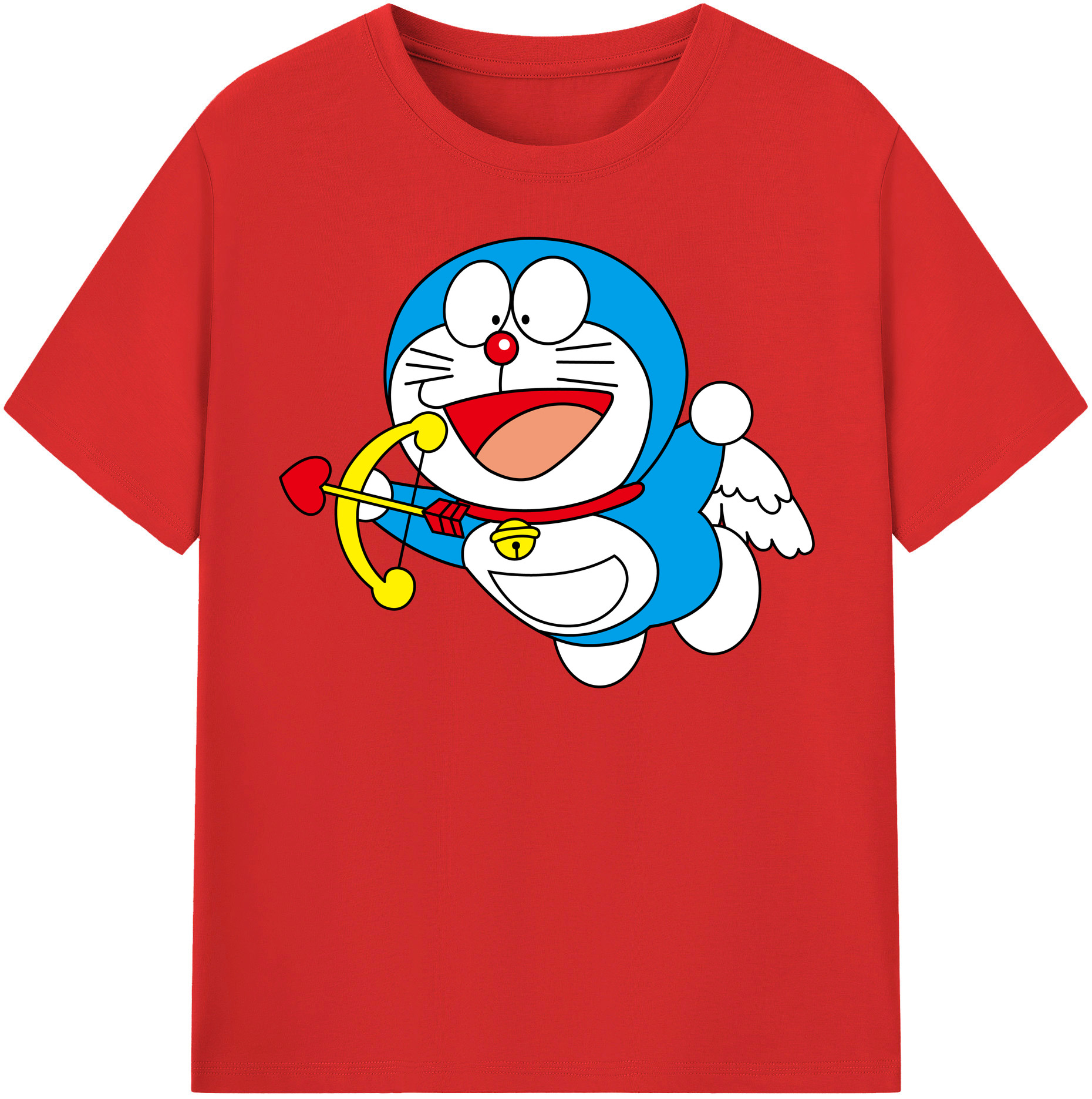（画像用） ドラえもん Doraemon 綿100％半袖Tシャツ（フロントプリント）