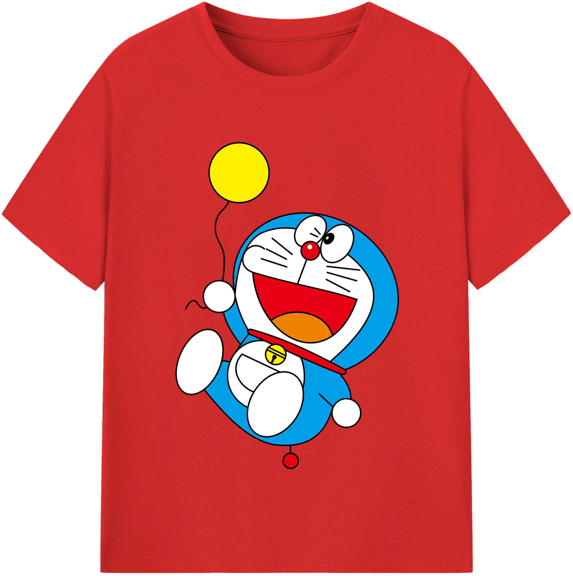 （画像用） ドラえもん Doraemon 綿100％半袖Tシャツ（フロントプリント）