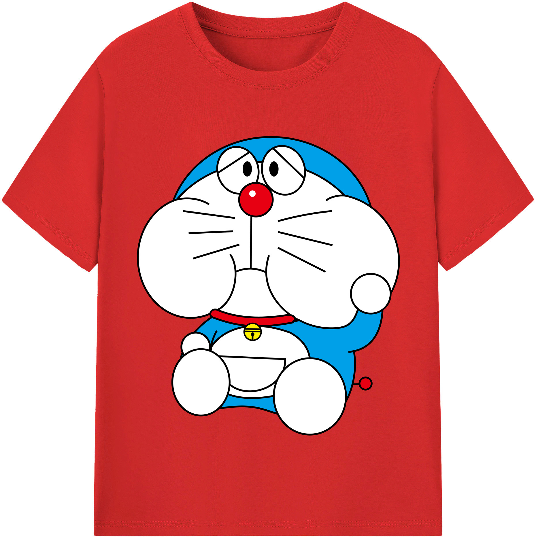 （画像用） ドラえもん Doraemon 綿100％半袖Tシャツ（フロントプリント）