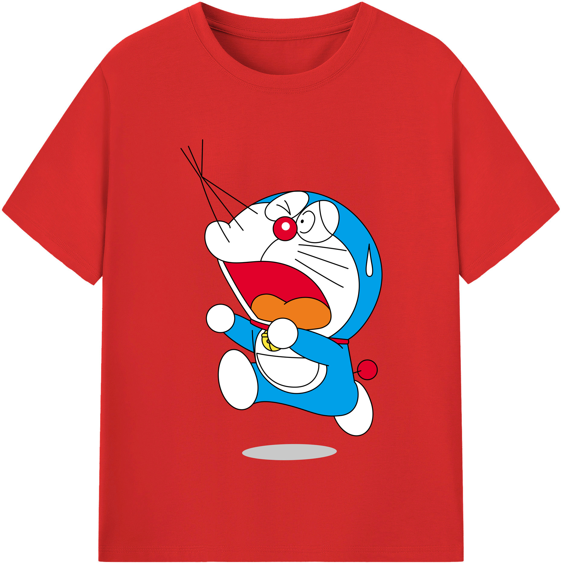 （画像用） ドラえもん Doraemon 綿100％半袖Tシャツ（フロントプリント）