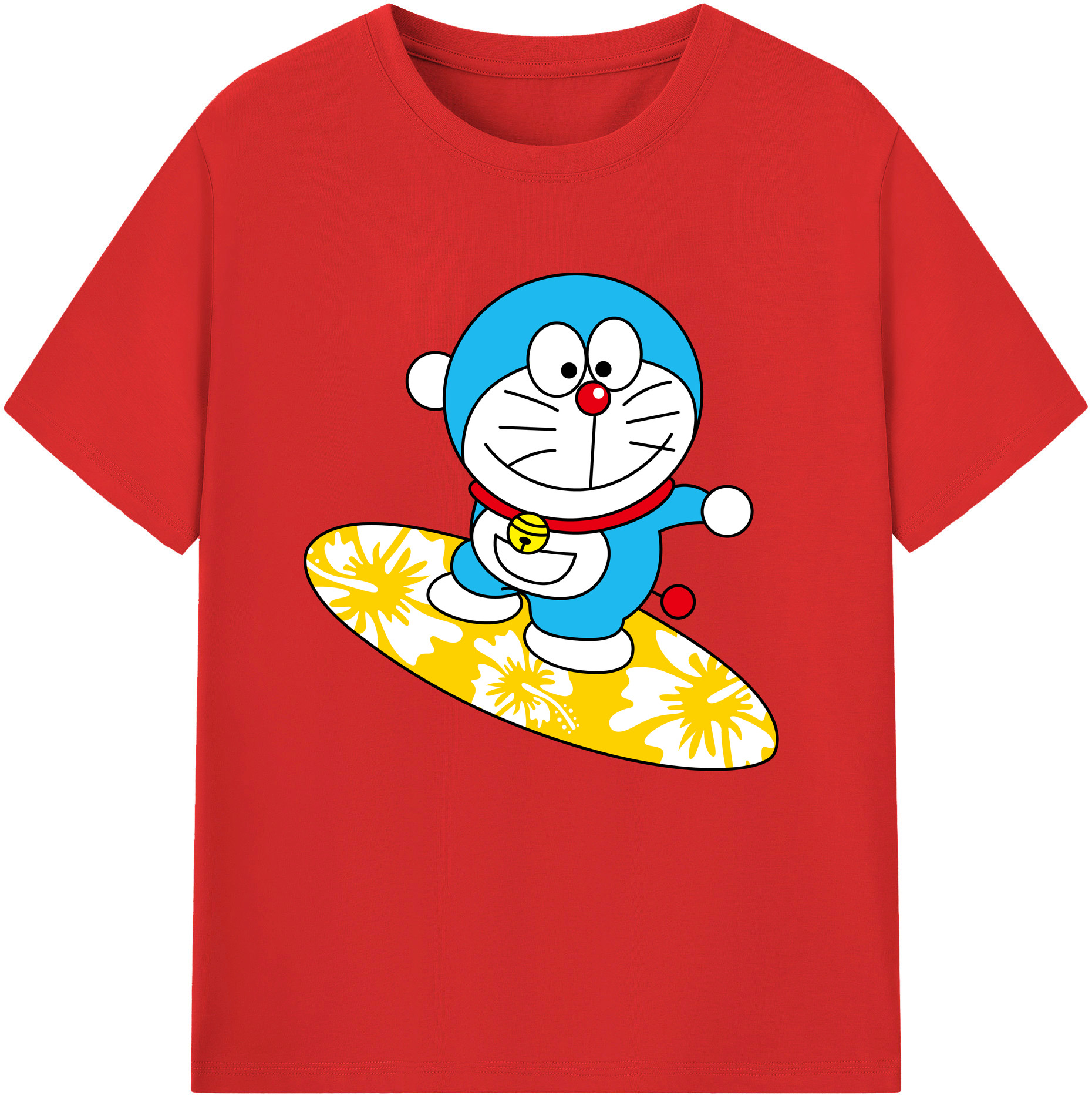 （画像用） ドラえもん Doraemon 綿100％半袖Tシャツ（フロントプリント）