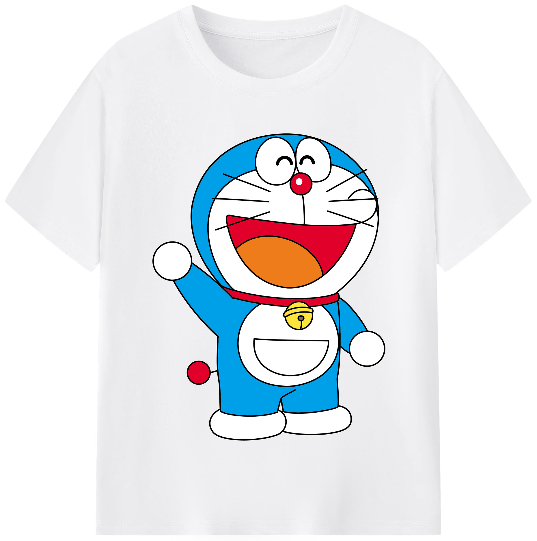 （画像用） ドラえもん Doraemon 綿100％半袖Tシャツ（フロントプリント）