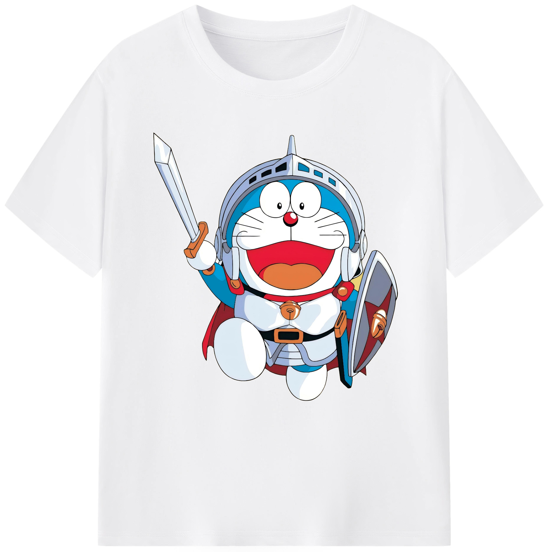 （画像用） ドラえもん Doraemon 綿100％半袖Tシャツ（フロントプリント）