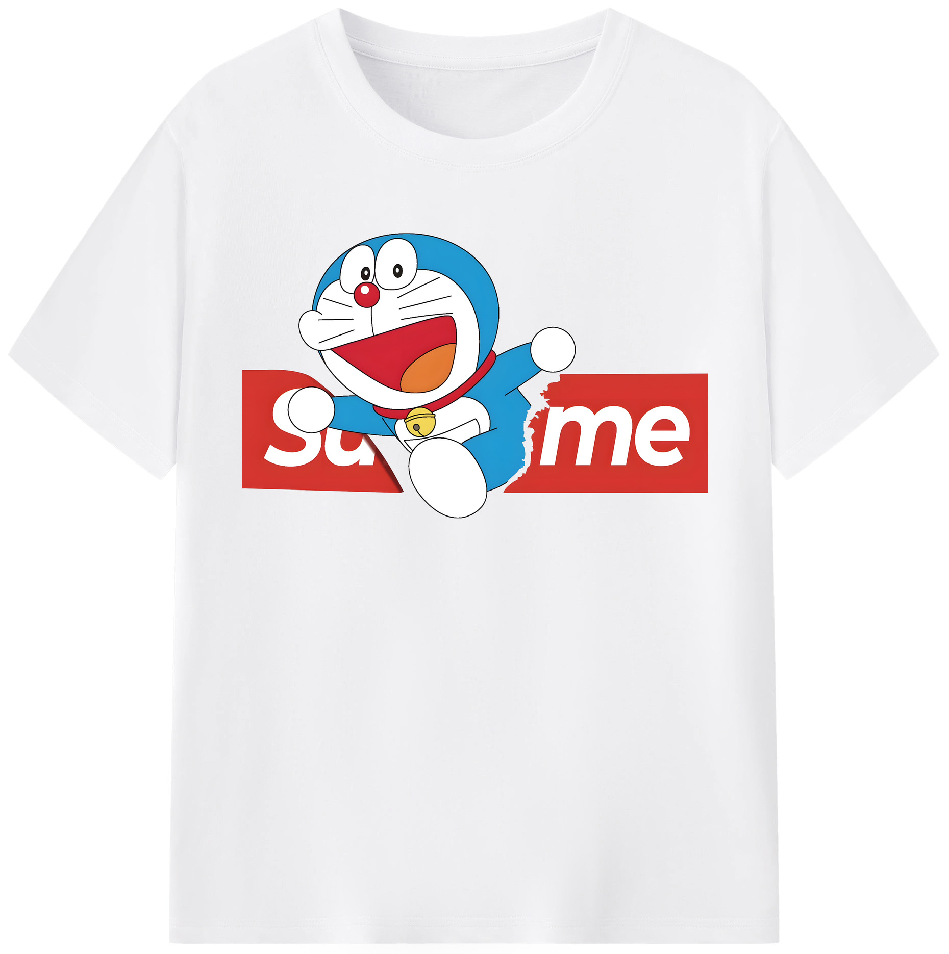 （画像用） ドラえもん Doraemon 綿100％半袖Tシャツ（フロントプリント）