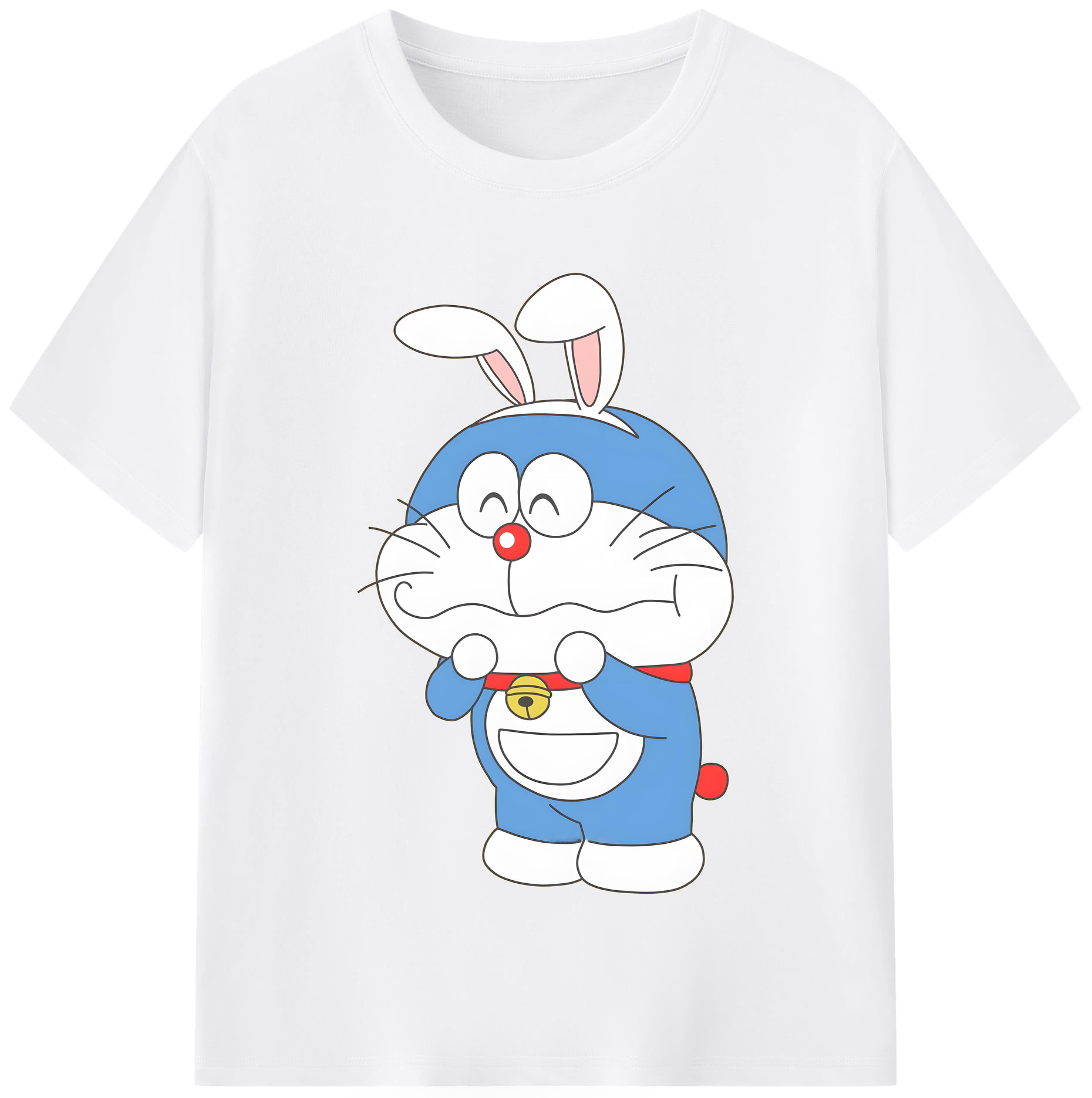 （画像用） ドラえもん Doraemon 綿100％半袖Tシャツ（フロントプリント）