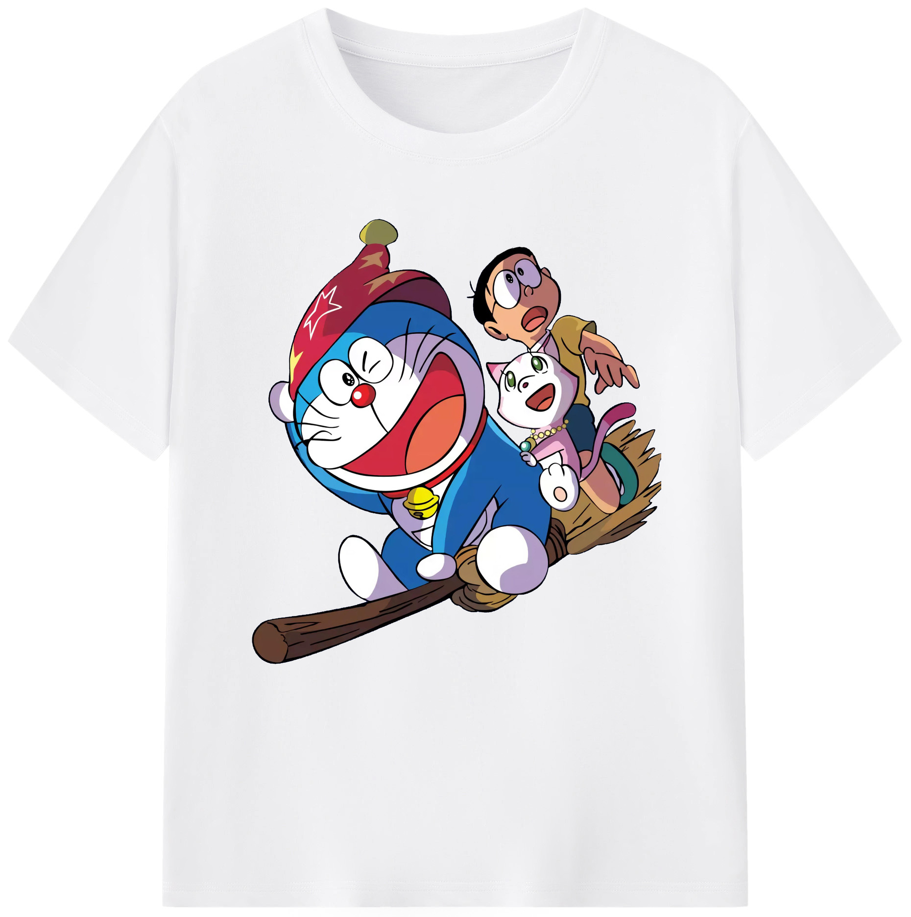 （画像用） ドラえもん Doraemon 綿100％半袖Tシャツ（フロントプリント）