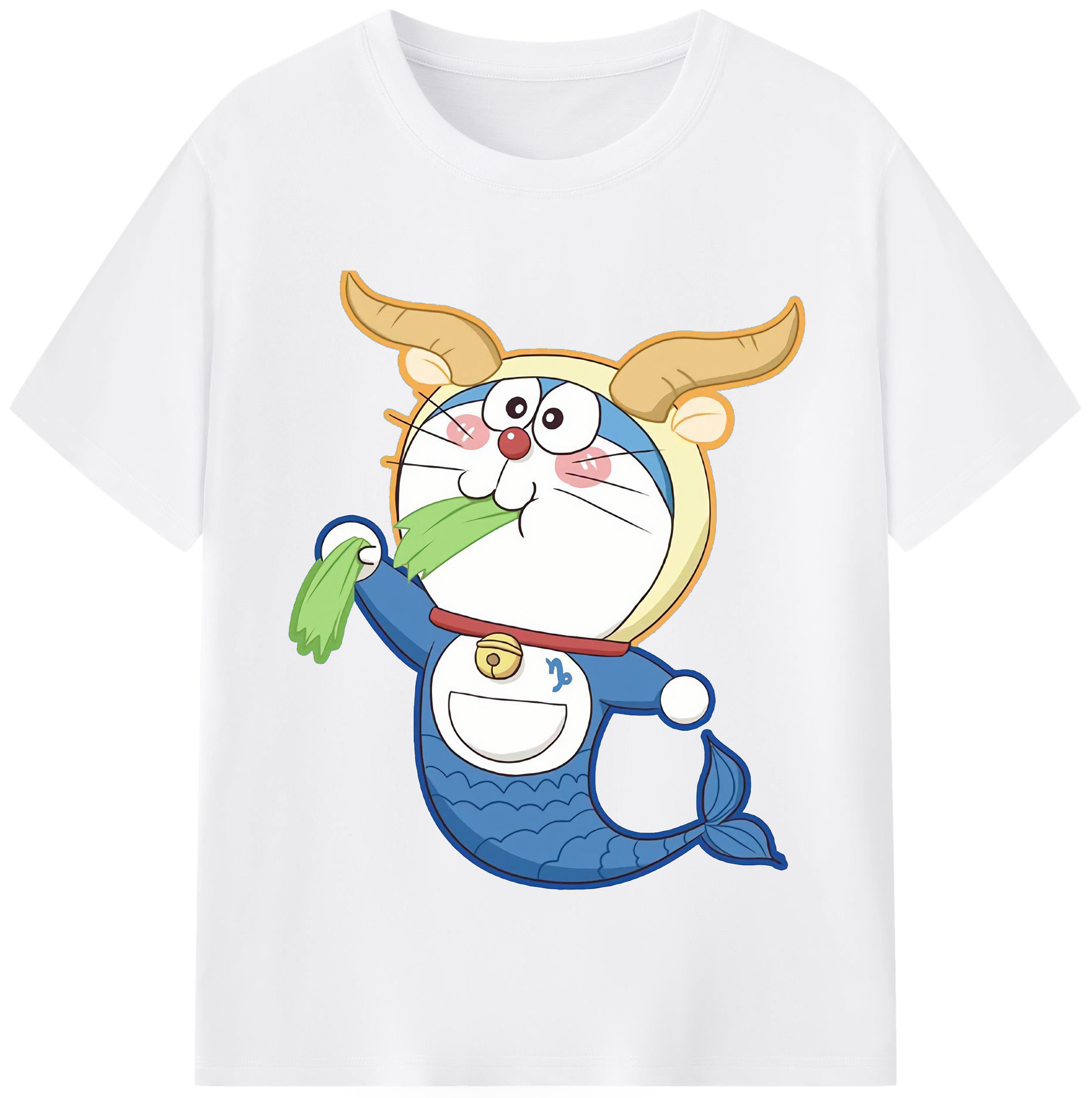 （画像用） ドラえもん Doraemon 綿100％半袖Tシャツ（フロントプリント）