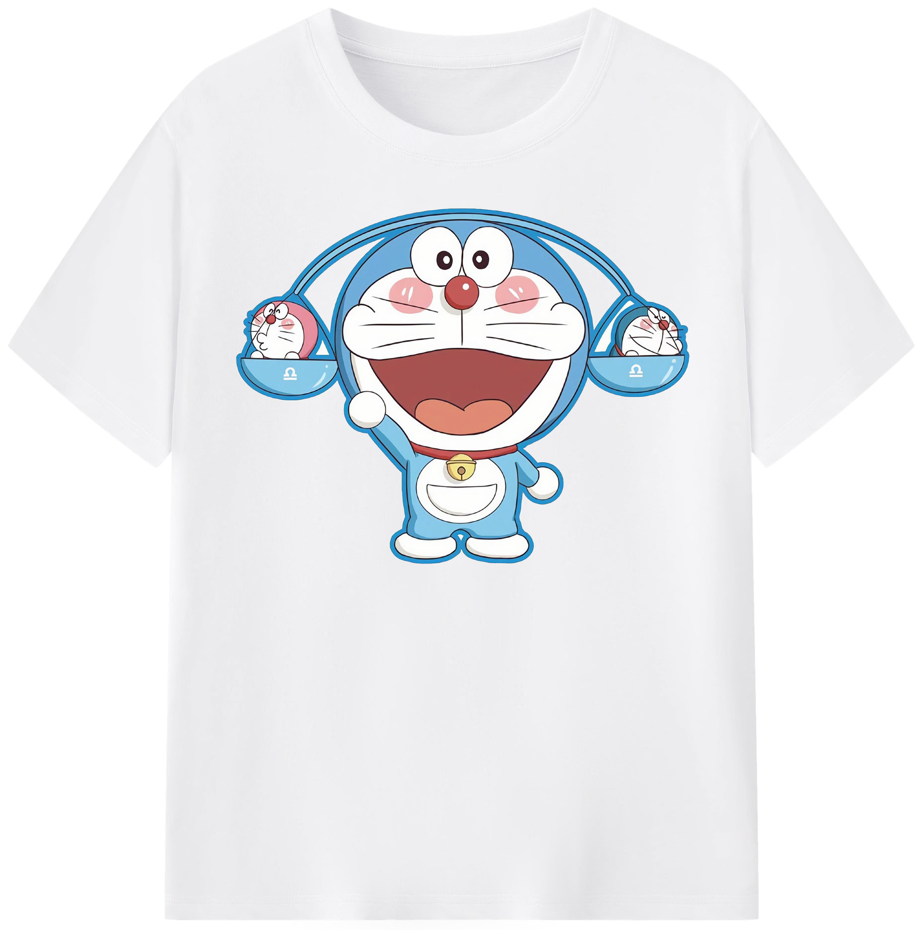 （画像用） ドラえもん Doraemon 綿100％半袖Tシャツ（フロントプリント）