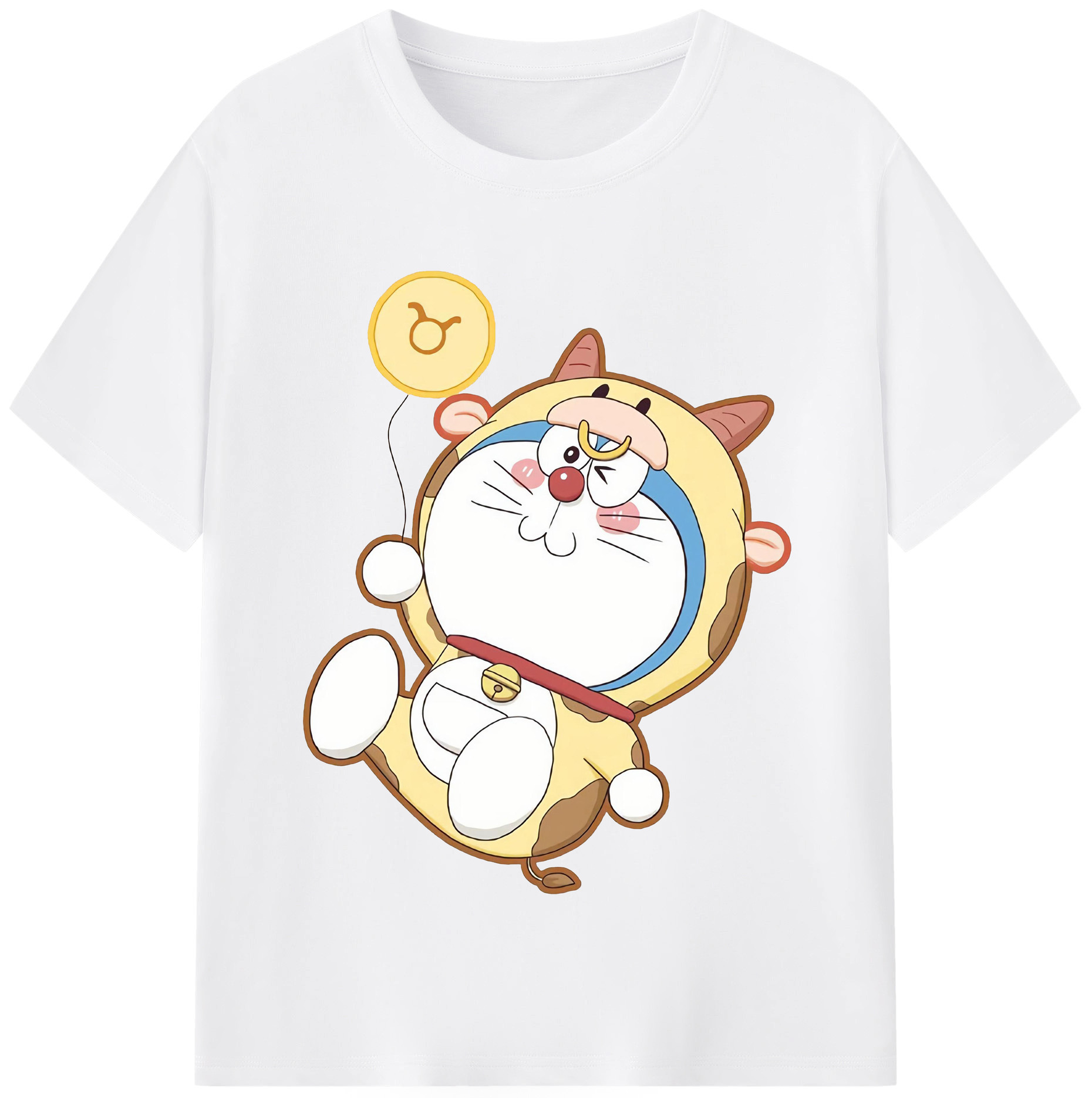 （画像用） ドラえもん Doraemon 綿100％半袖Tシャツ（フロントプリント）
