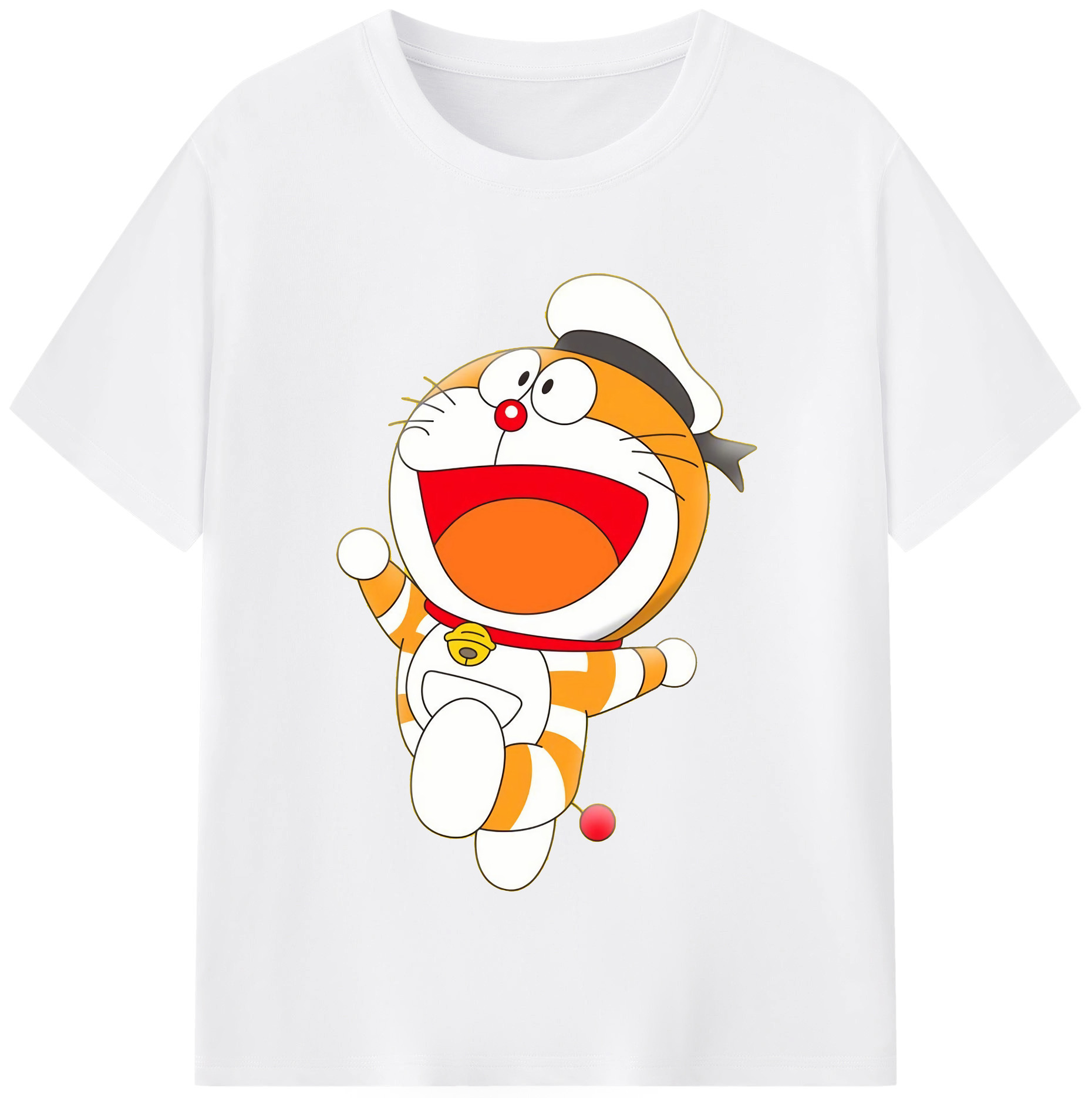 （画像用） ドラえもん Doraemon 綿100％半袖Tシャツ（フロントプリント）