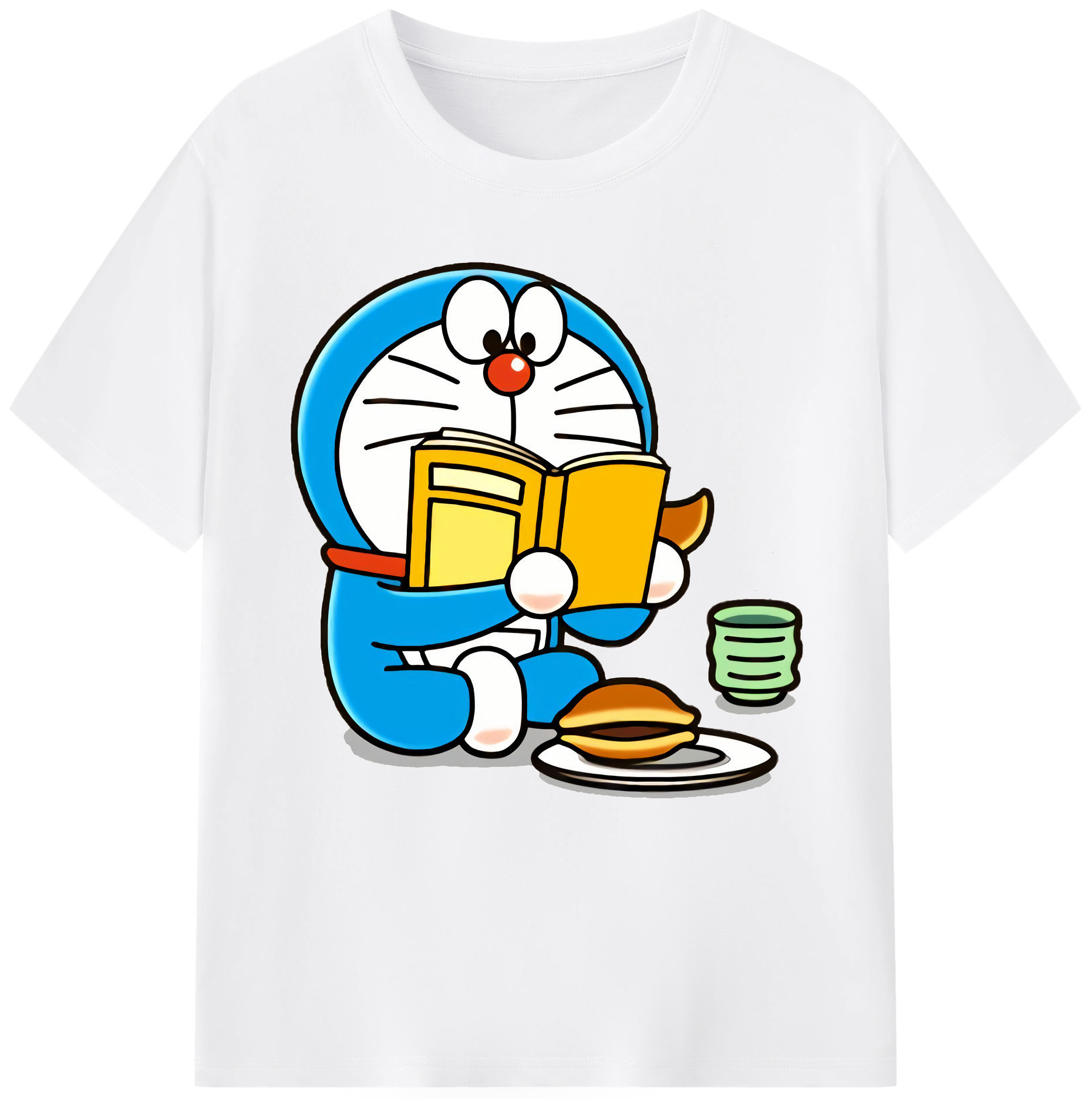 （画像用） ドラえもん Doraemon 綿100％半袖Tシャツ（フロントプリント）