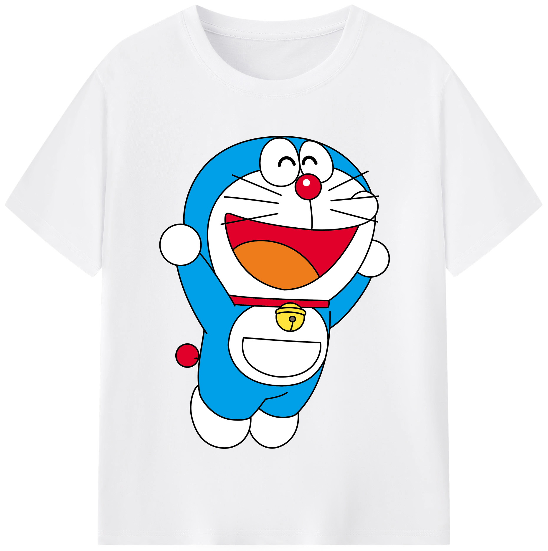 （画像用） ドラえもん Doraemon 綿100％半袖Tシャツ（フロントプリント）